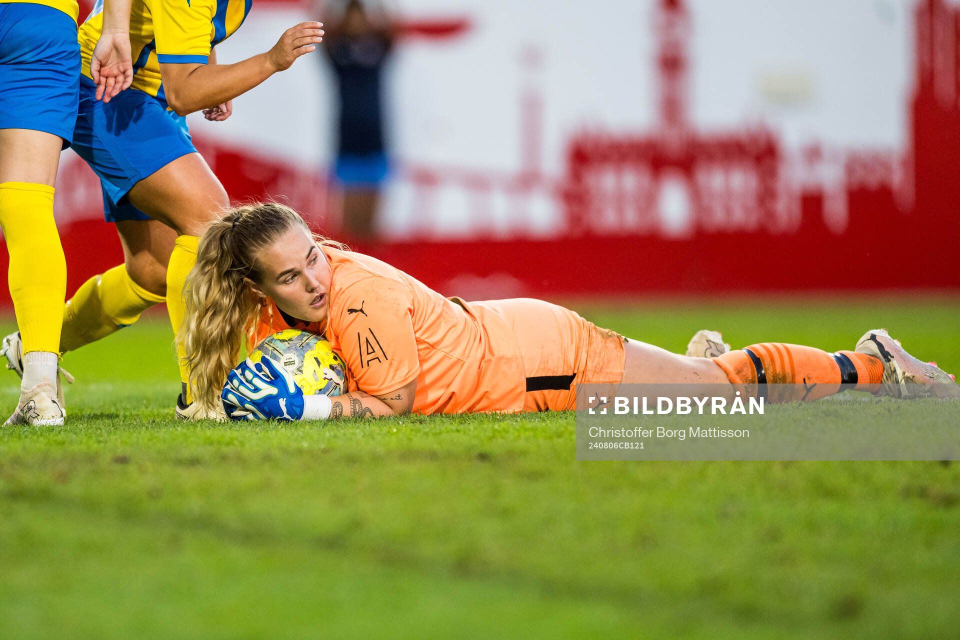 Eskilsminnes målvakt Matilda Magnusson Waldt