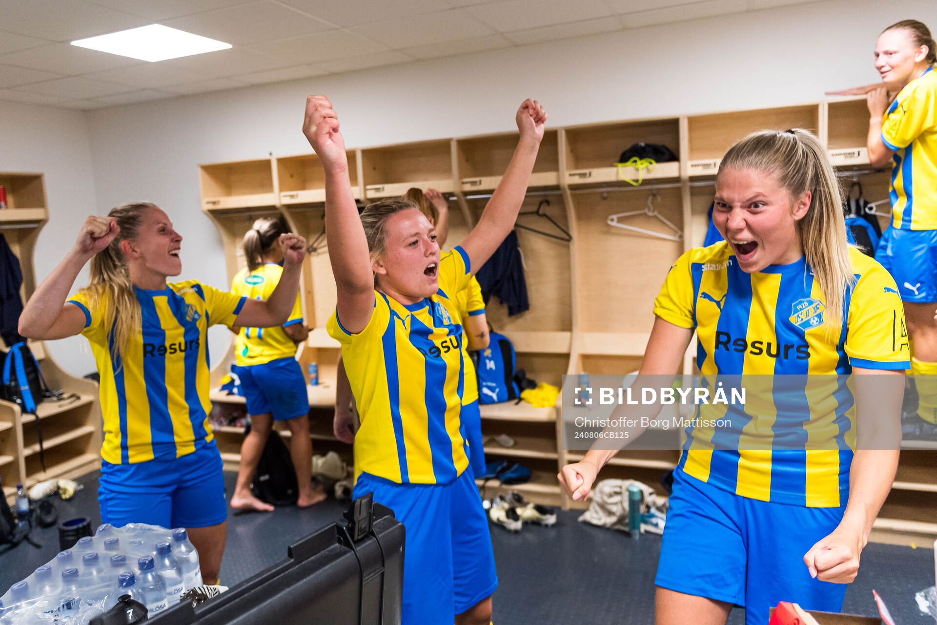Eskilsminnes Julia Nyberg Spets, Nova Karlsson och Johanna