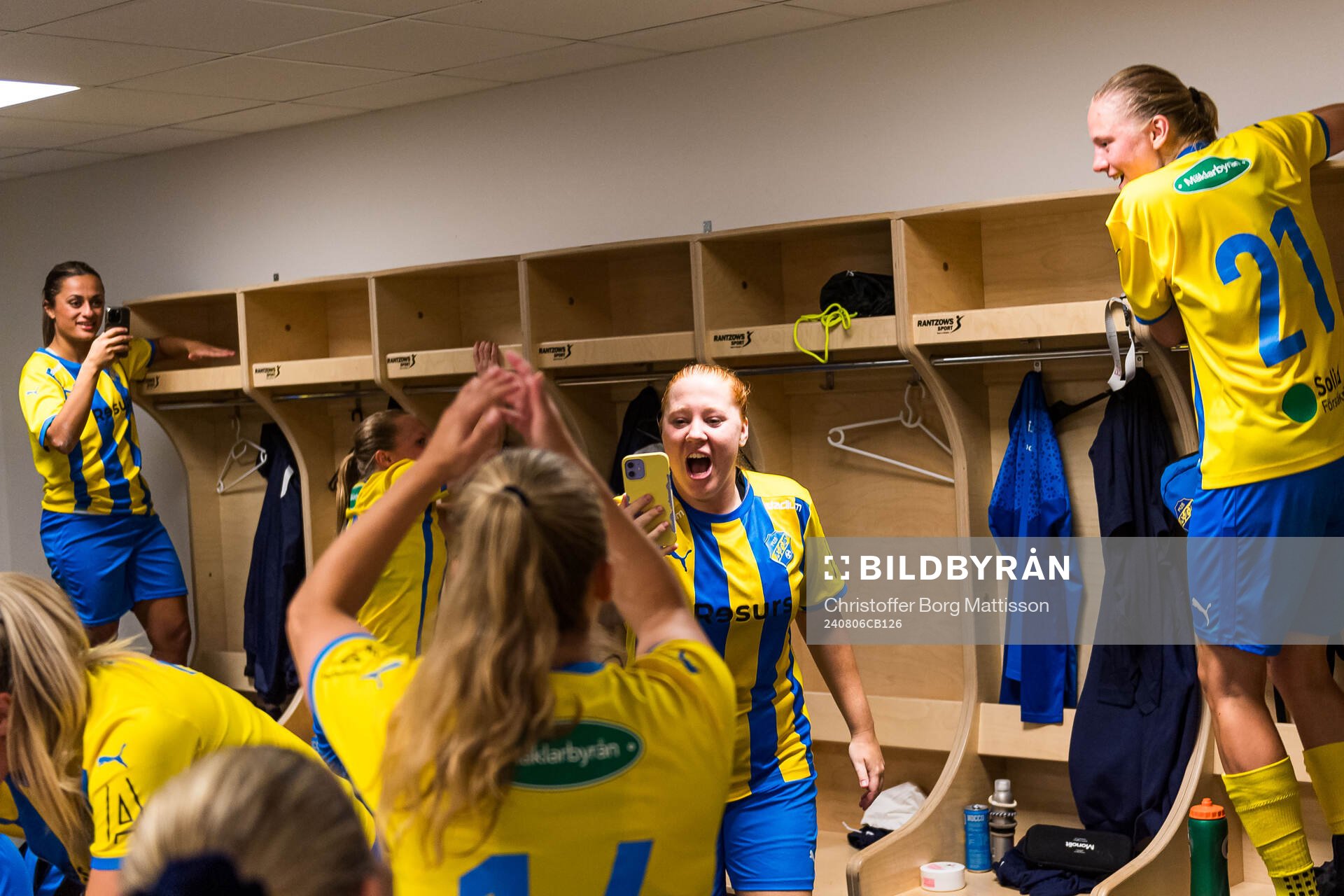 Eskilsminnes Marwa Said, Hanna Johansson och Julia Hammons