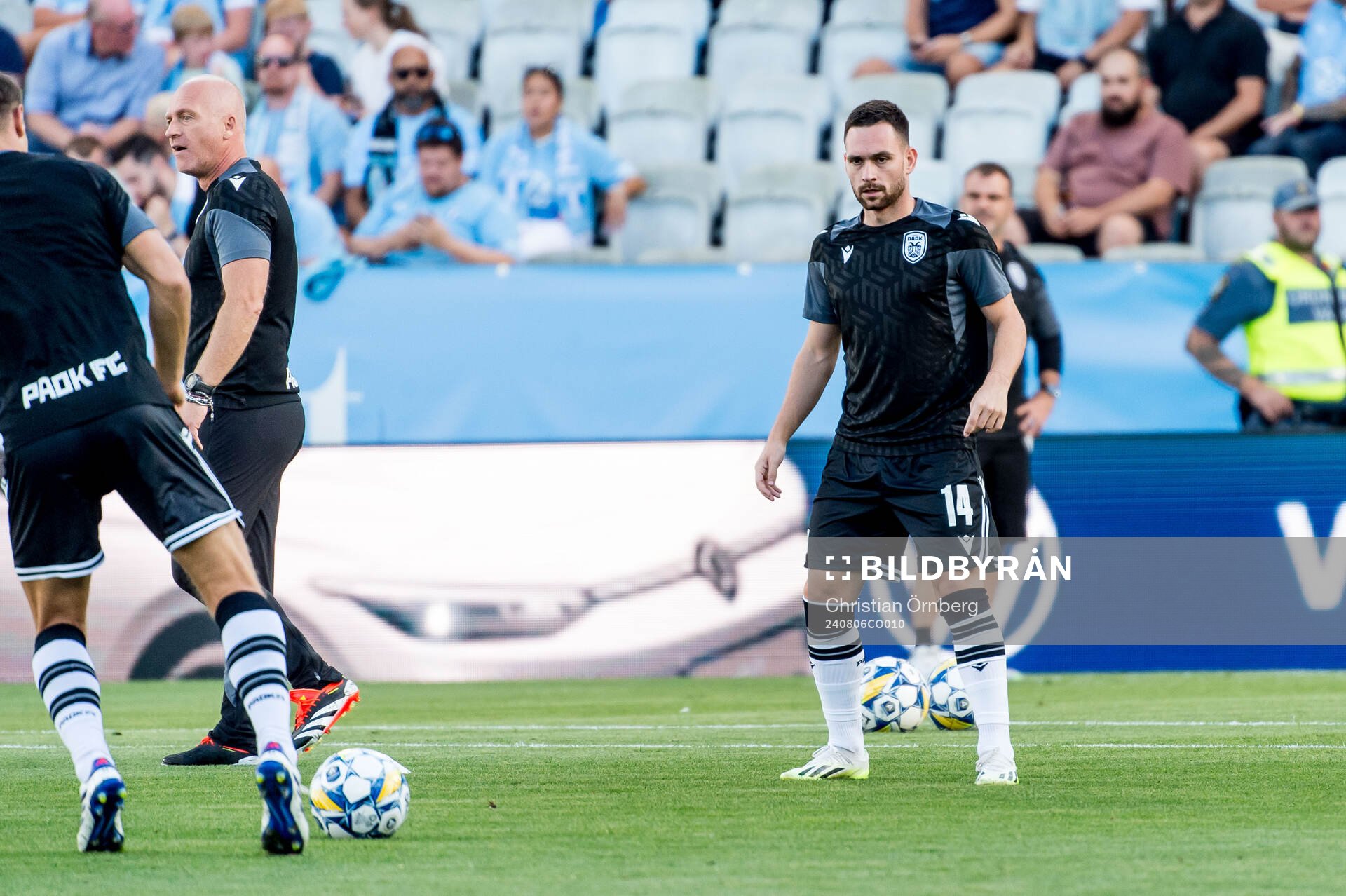 Andrija Zivkovic of PAOK ahead of the UEFA Champions League football match between Malmö FF and PAOK on August 6, 2024 in Malmö.