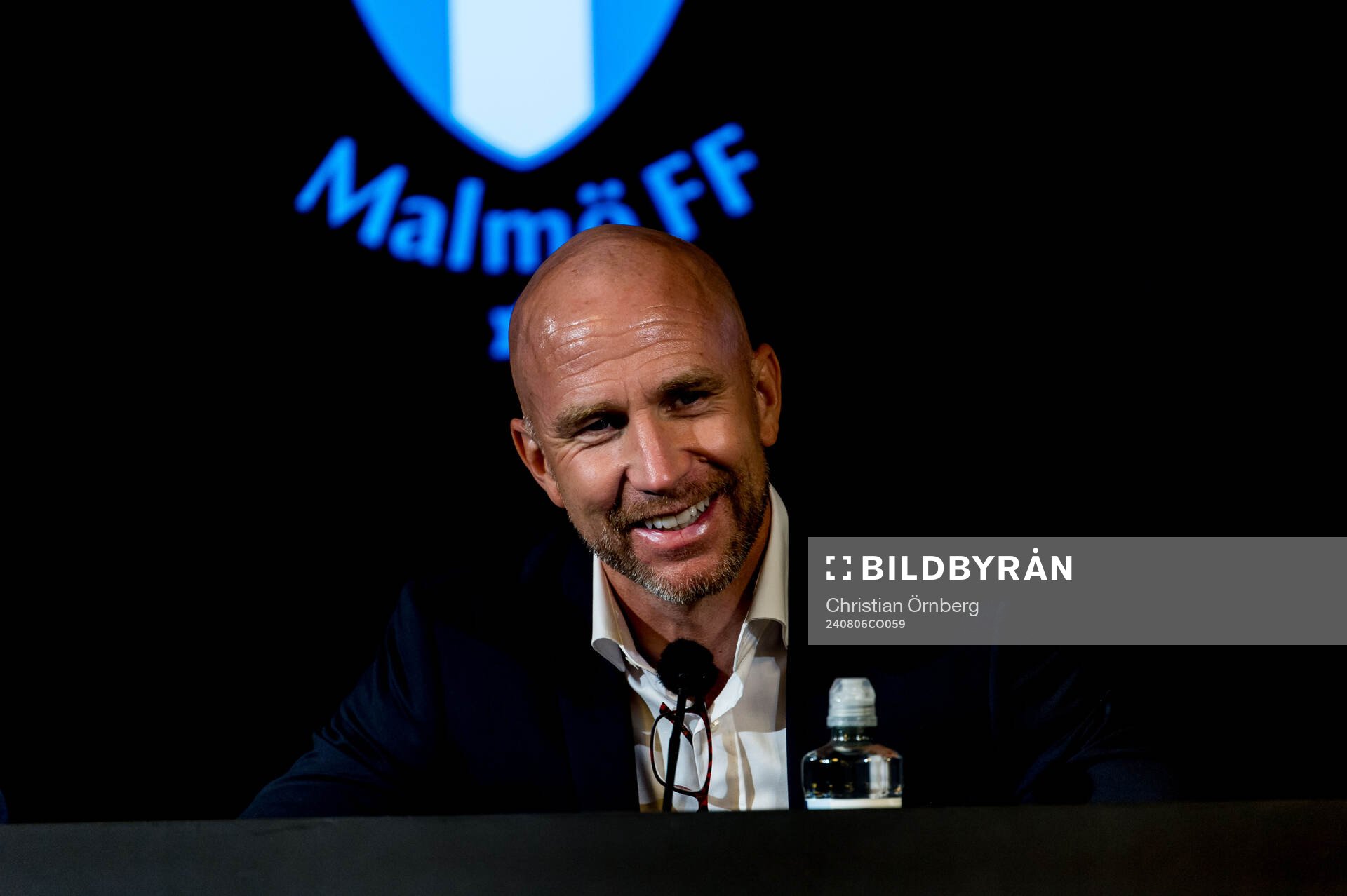Head coach Henrik Rydström of Malmö FF after the UEFA Champions League football match between Malmö FF and PAOK on August 6, 2024 in Malmö.