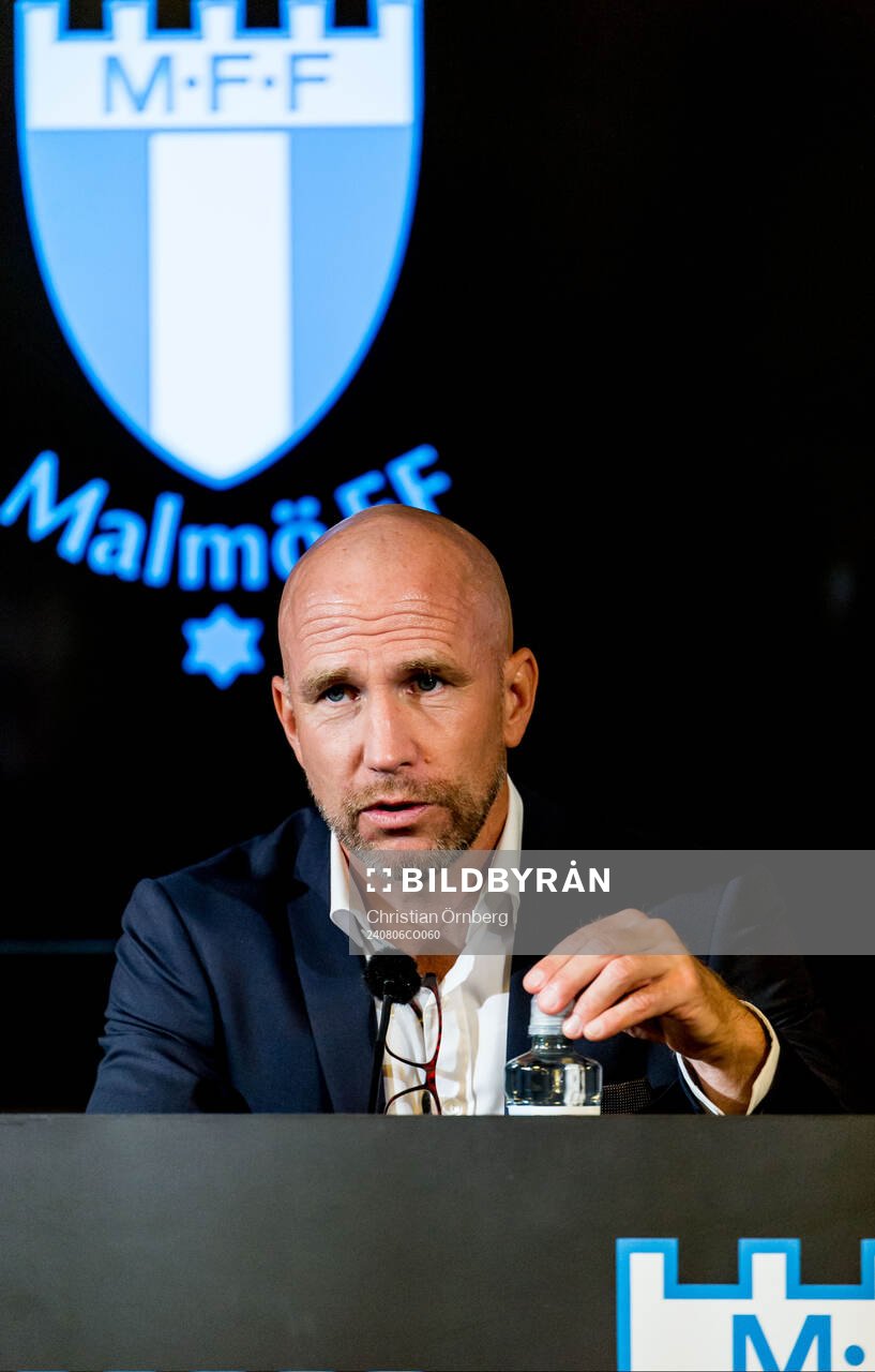 Head coach Henrik Rydström of Malmö FF