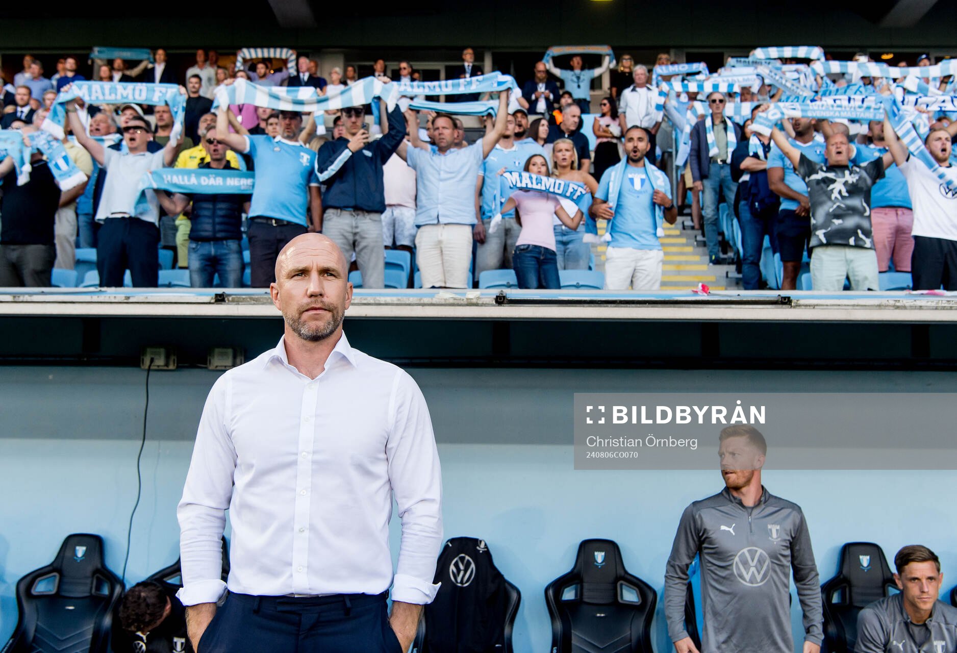 Head coach Henrik Rydström of Malmö FF