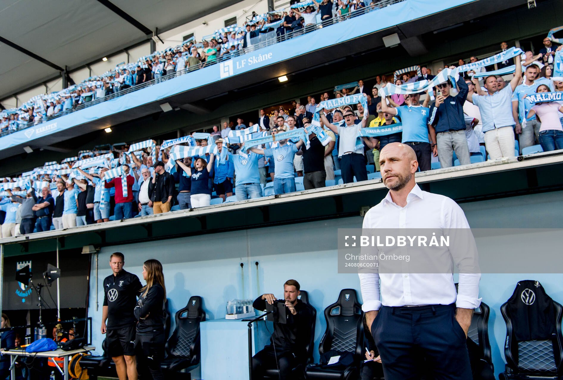 Head coach Henrik Rydström of Malmö FF