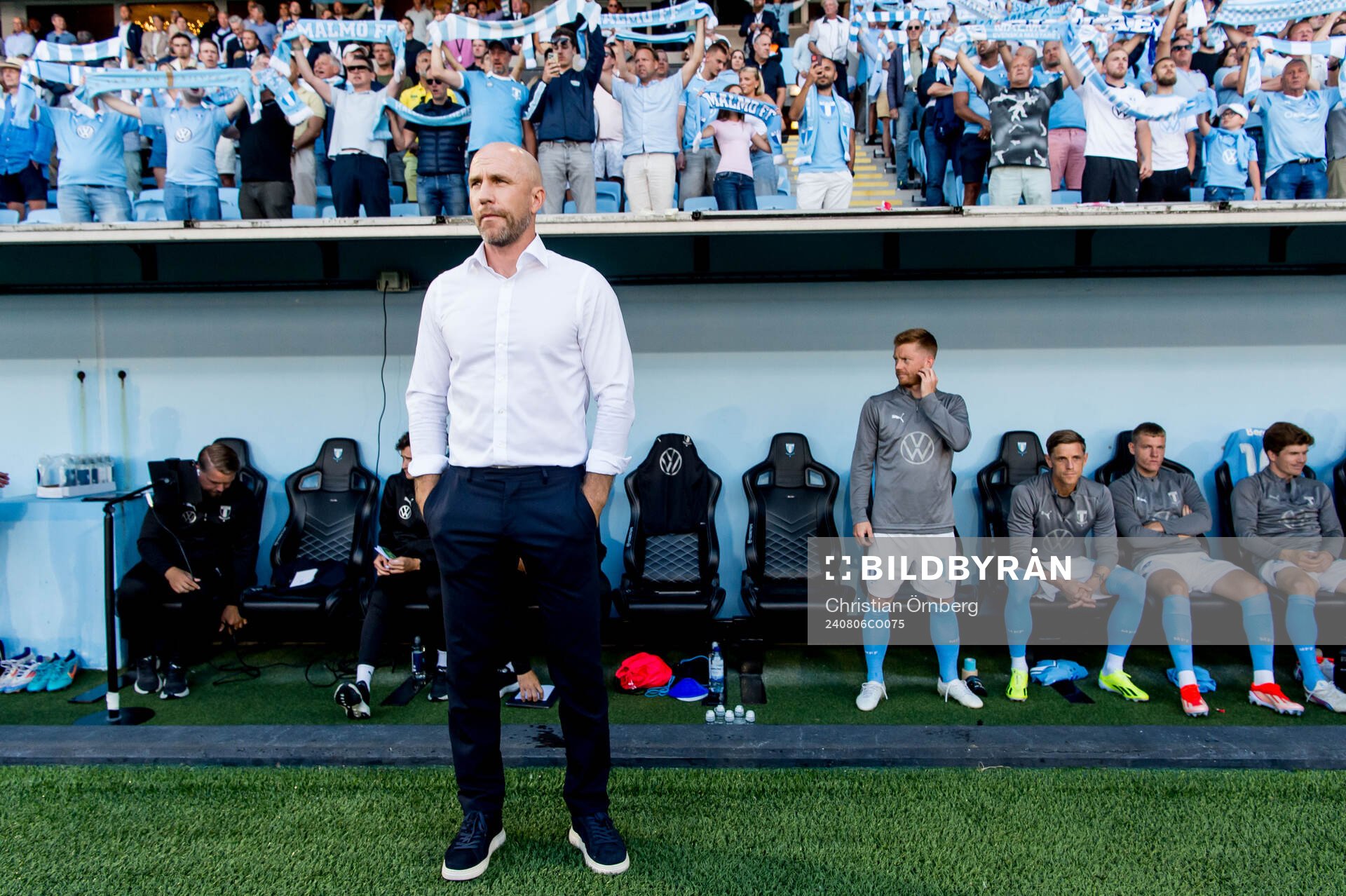 Head coach Henrik Rydström of Malmö FF