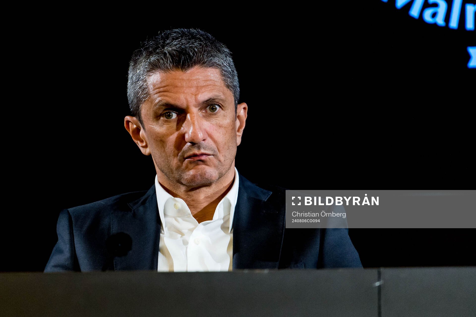 Head coach Razvan Lucescu of PAOK after the UEFA Champions League football match between Malmö FF and PAOK on August 6, 2024 in Malmö.