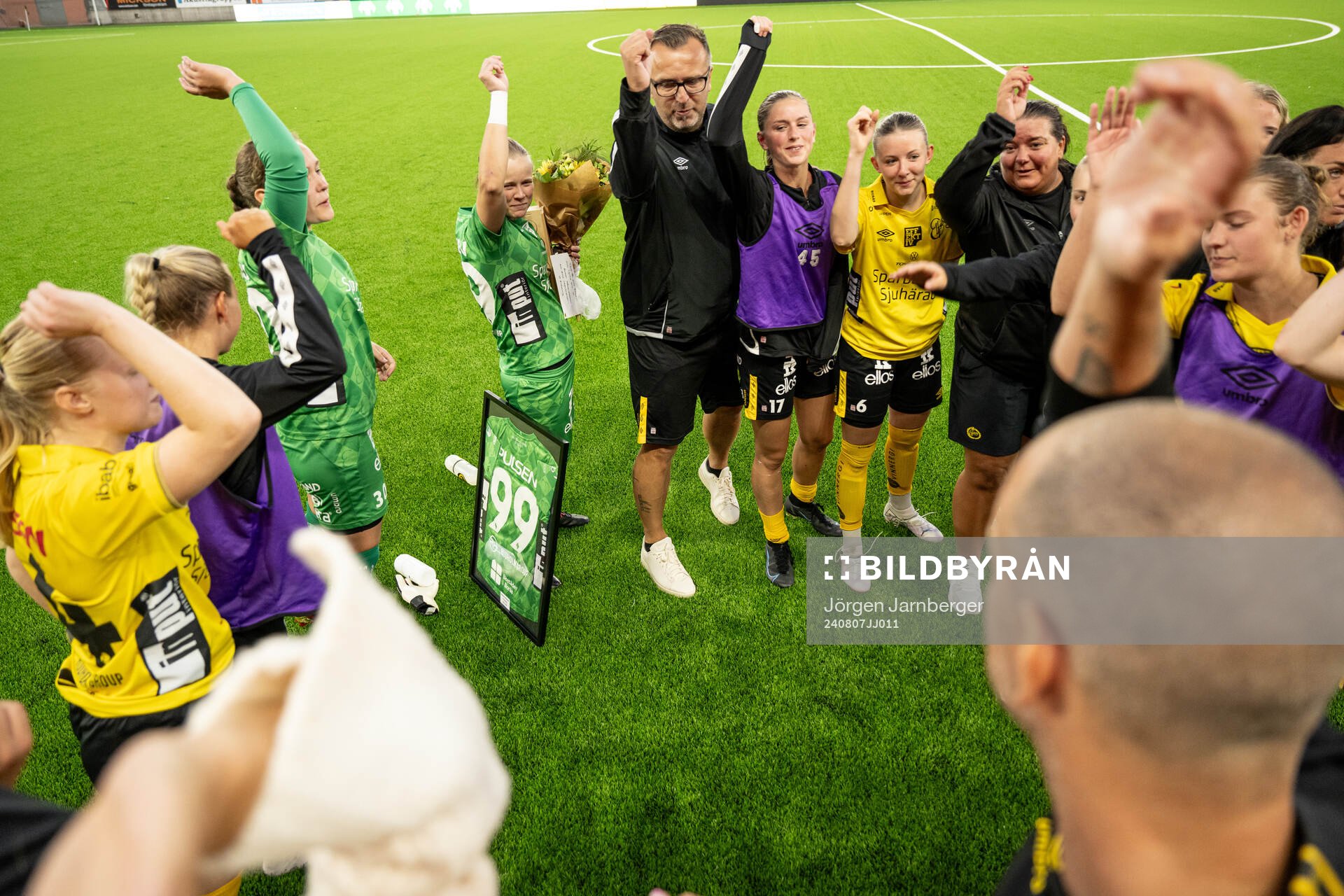 Elfsborgs spelare jublar