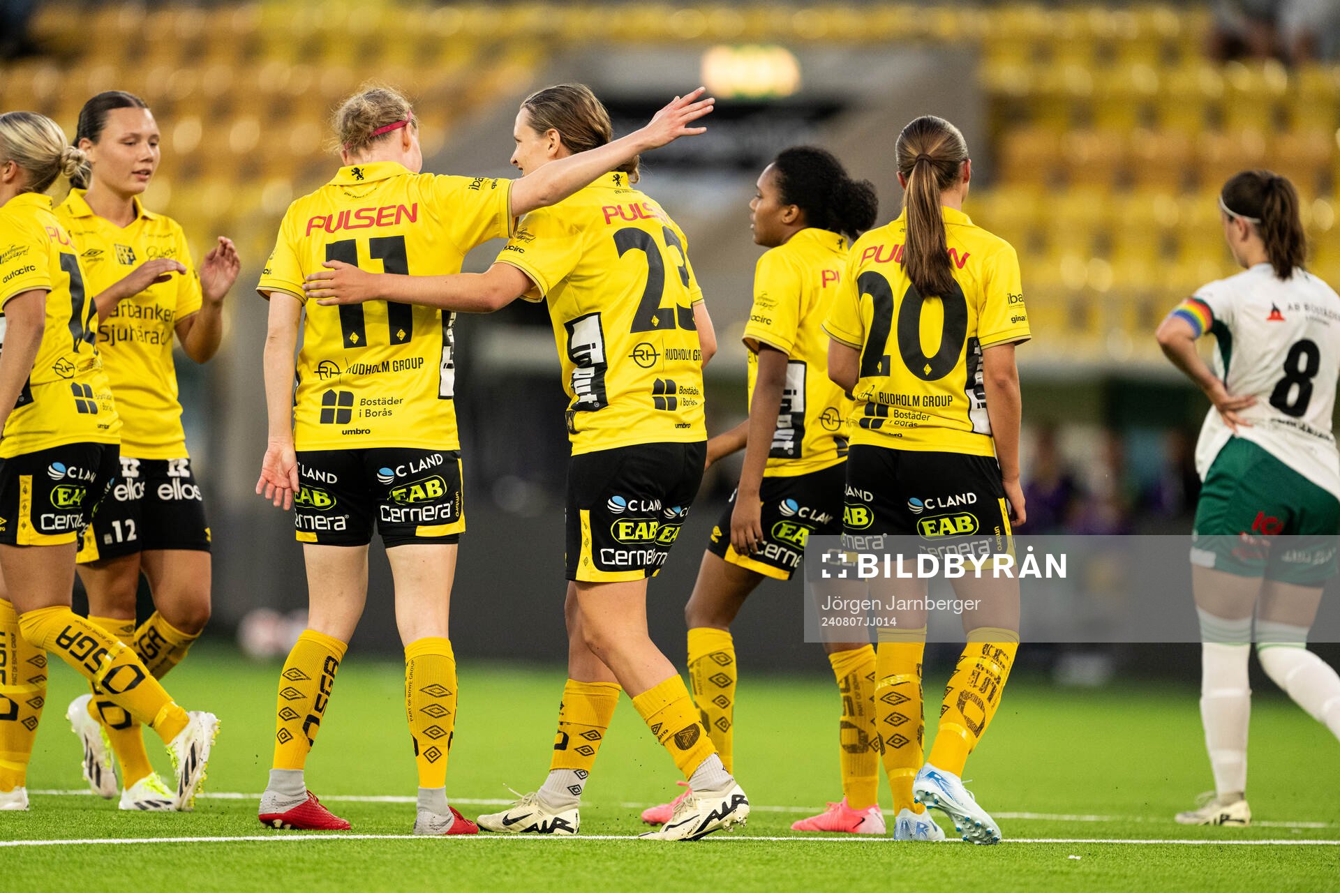 Elfsborgs spelare jublar