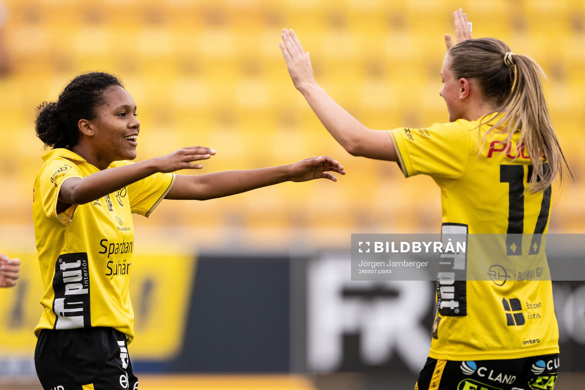 Elfsborgs Vanessa Lopez jublar vid 1-0