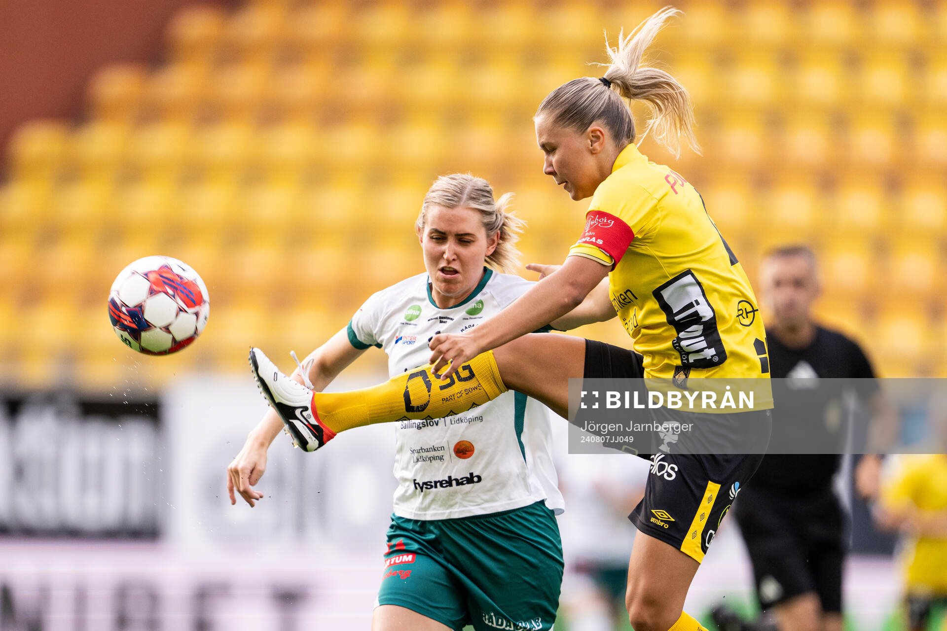 Rådas Malin Andersson och Elfsborgs Alice Broman