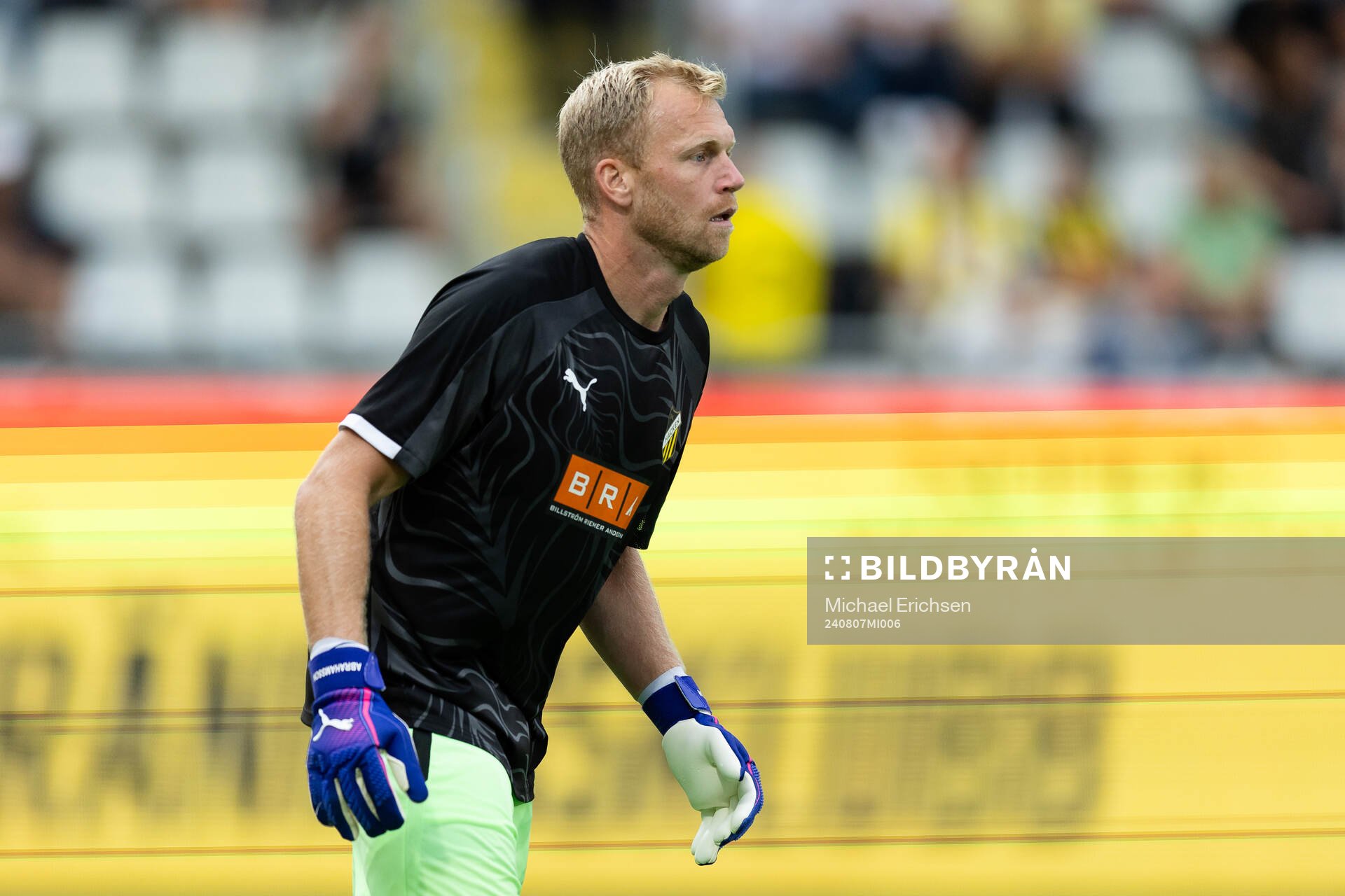 Goalkeeper Peter Abrahamsson of Häcken