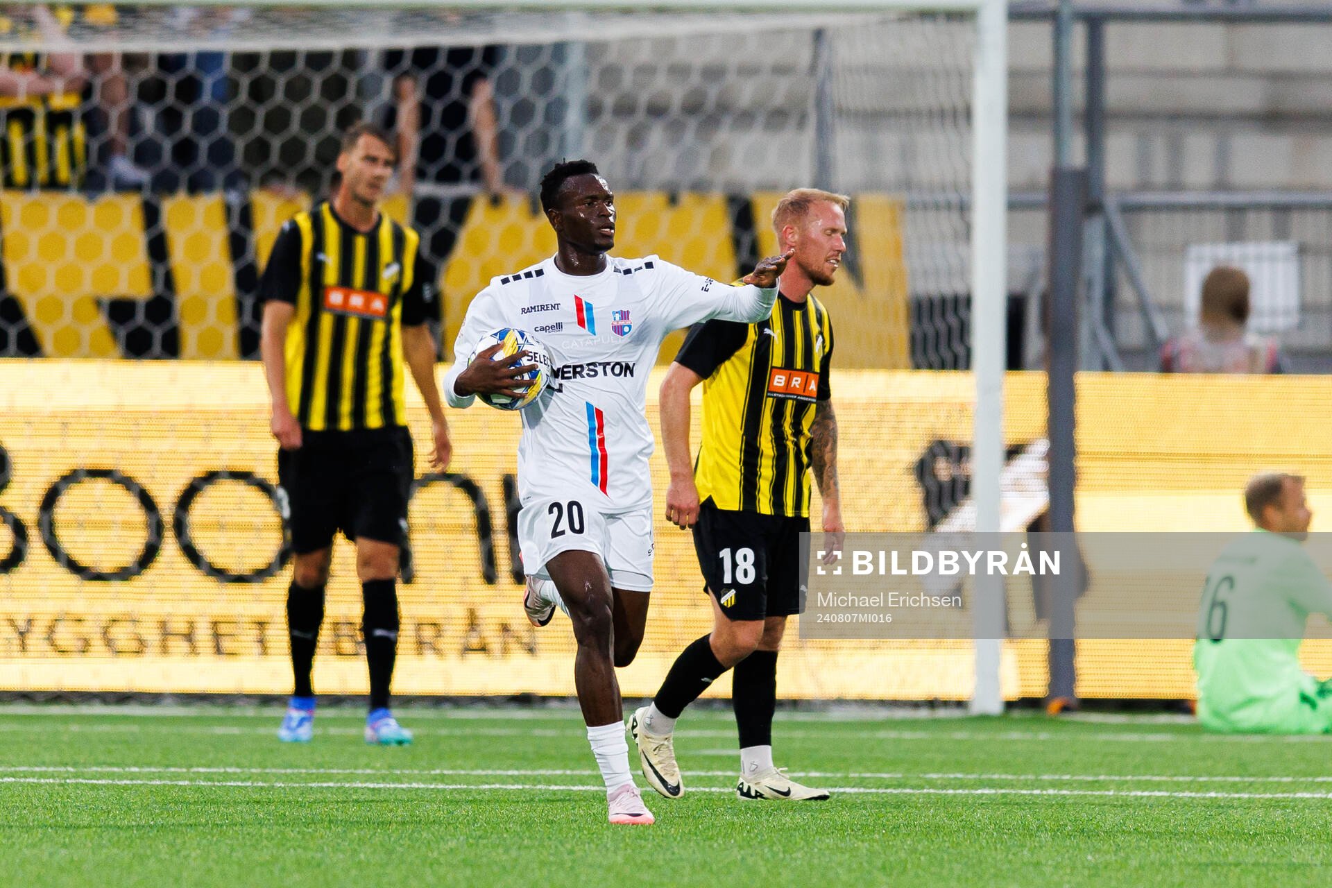 Abdoulie Ceesay of Paide Linnameeskond celebrates