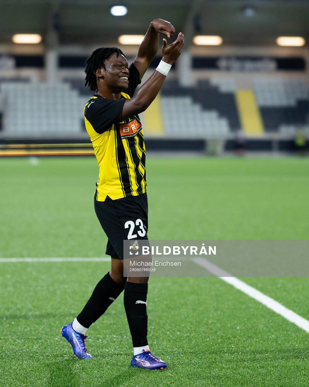 Jeremy Agbonifo of Häcken celebrates