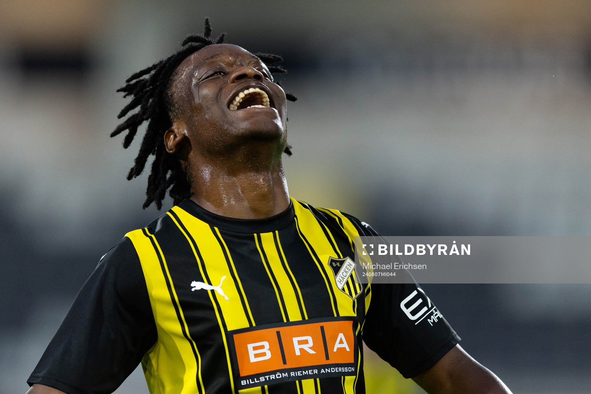 Jeremy Agbonifo of Häcken celebrates