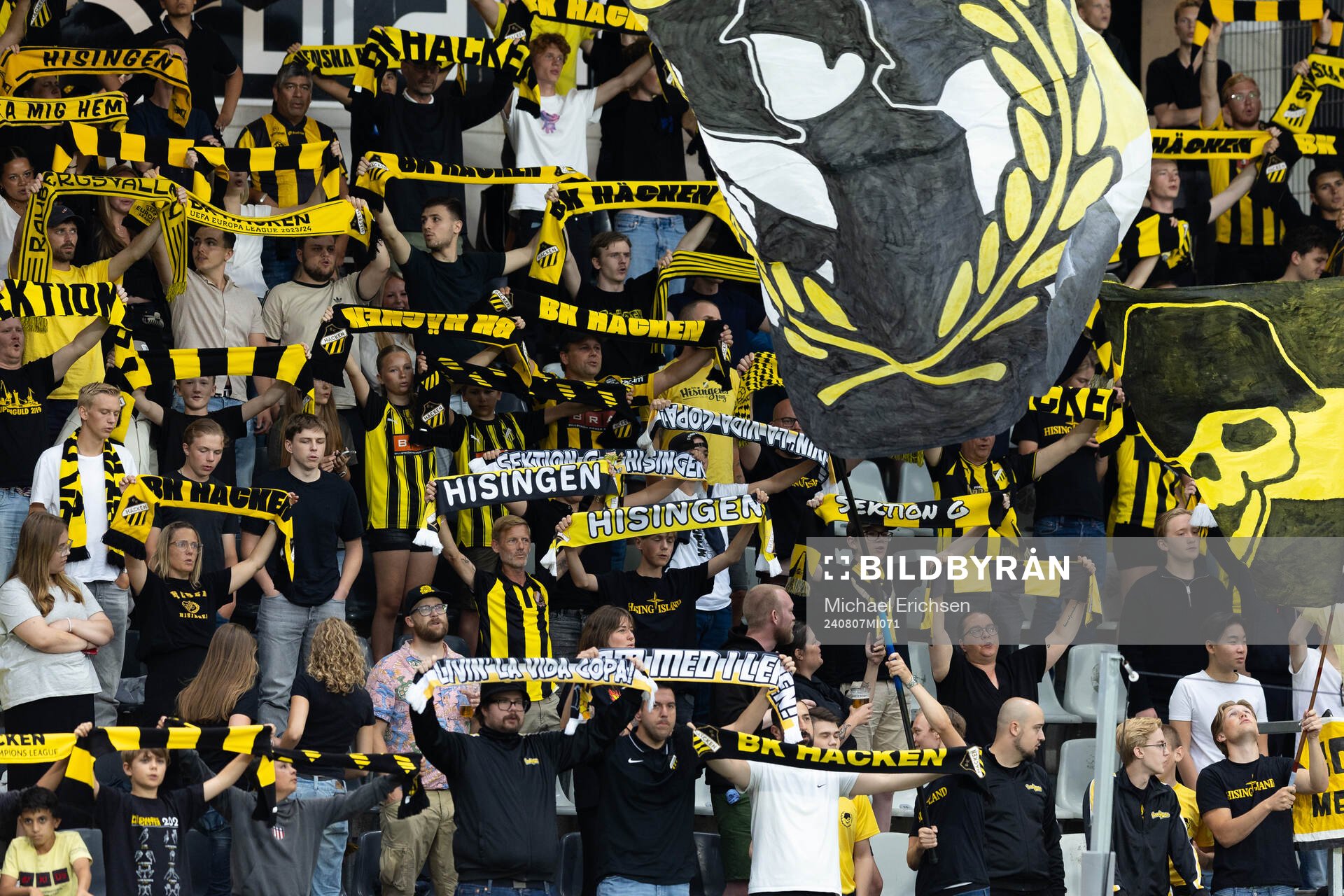 during the UEFA Conference League between Häcken and Paide