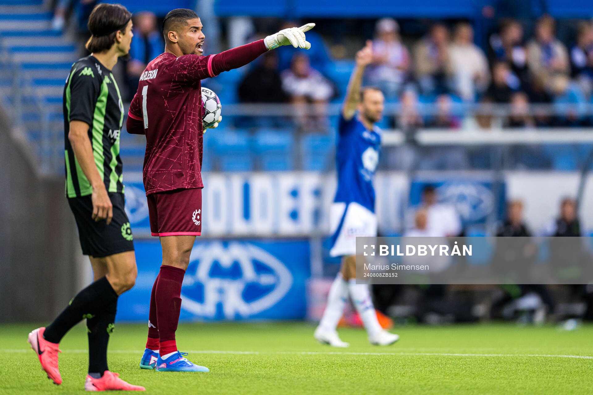 Warleson of Cercle Brugge during the UEFA Europa League qualification match between Molde and Cercle Brugge on August 8, 2024 in Molde.