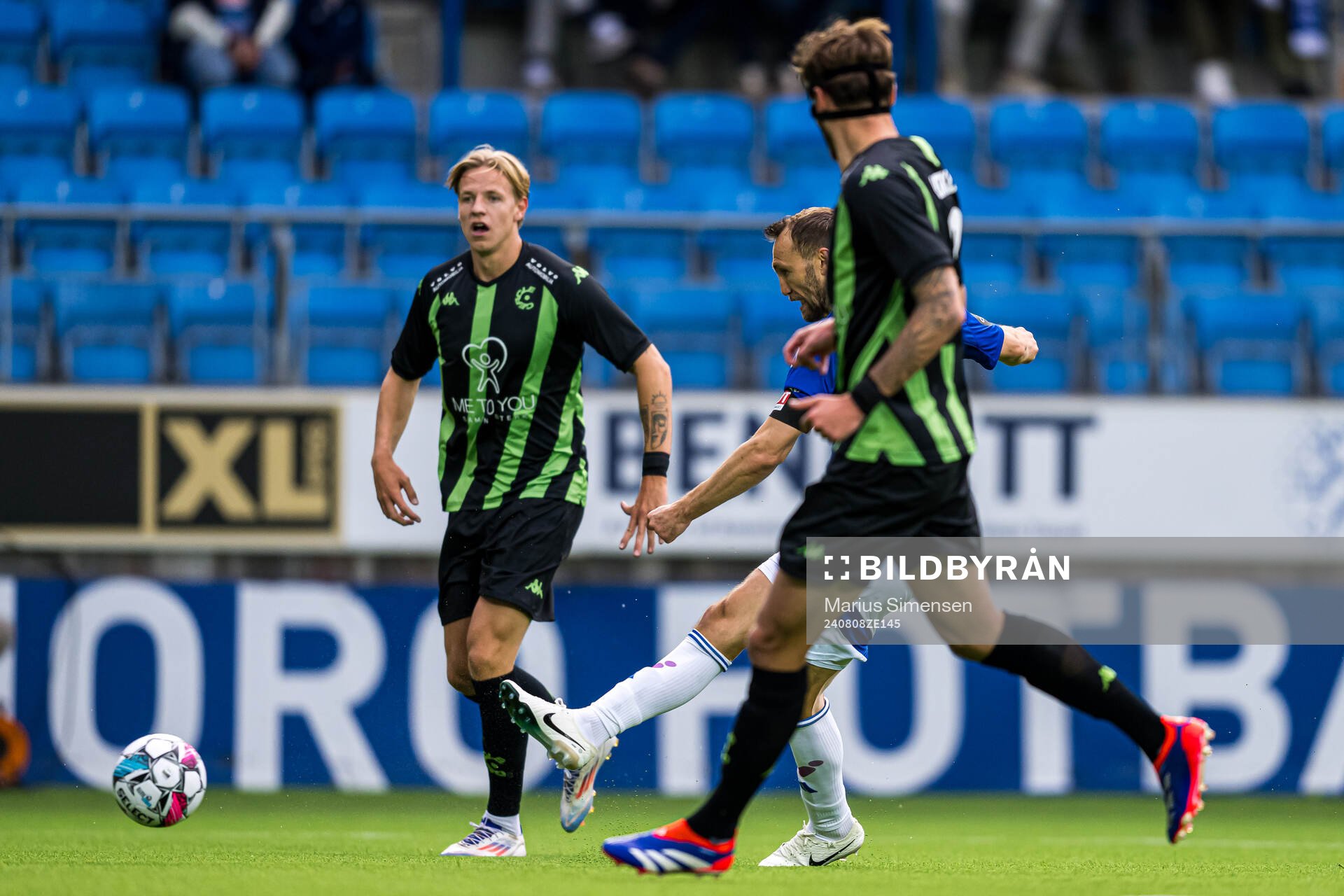 Magnus Wolff Eikrem of Molde scores the 2-0 goal