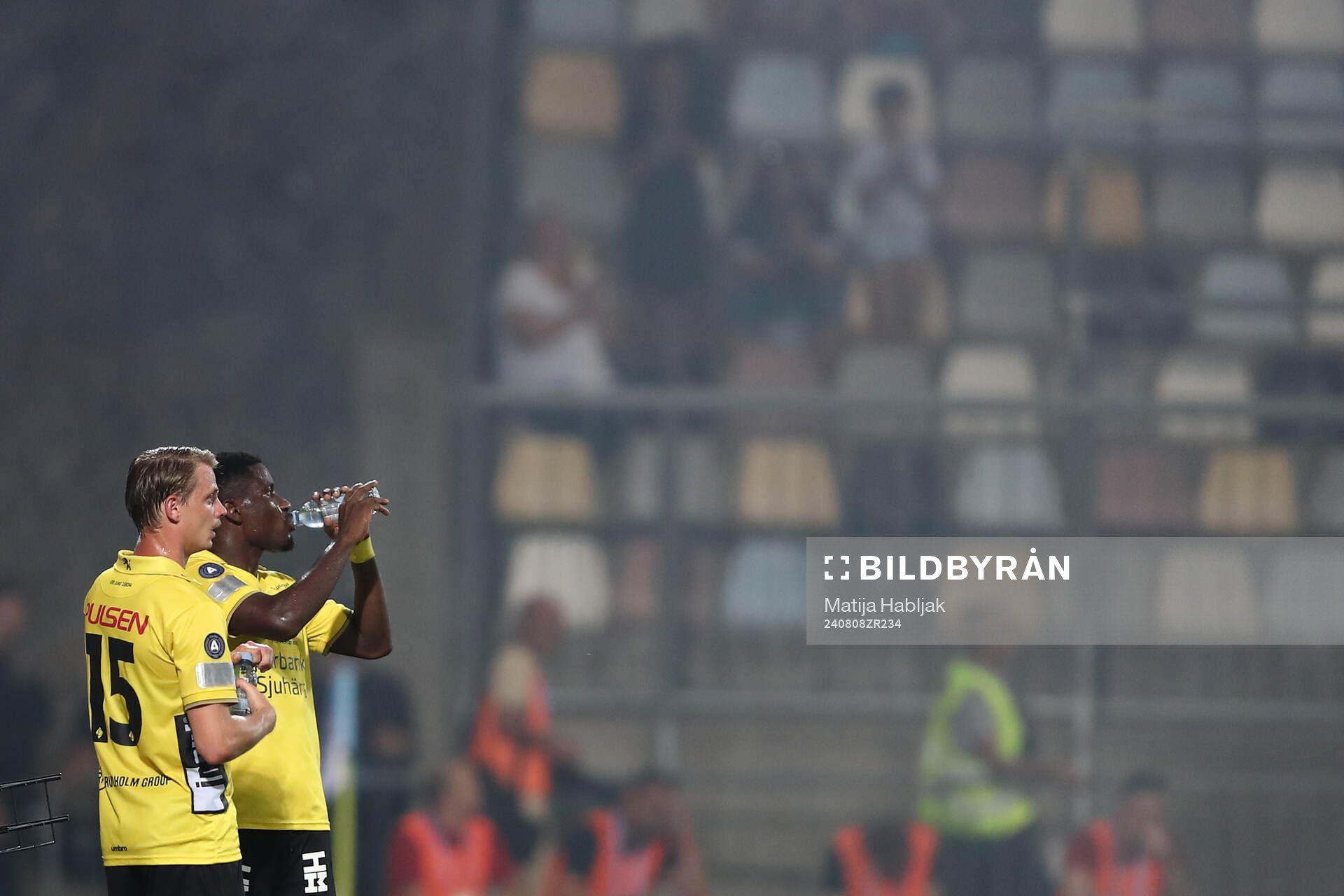 Simon Hedlund and Michael Baidoo of Elfsborg