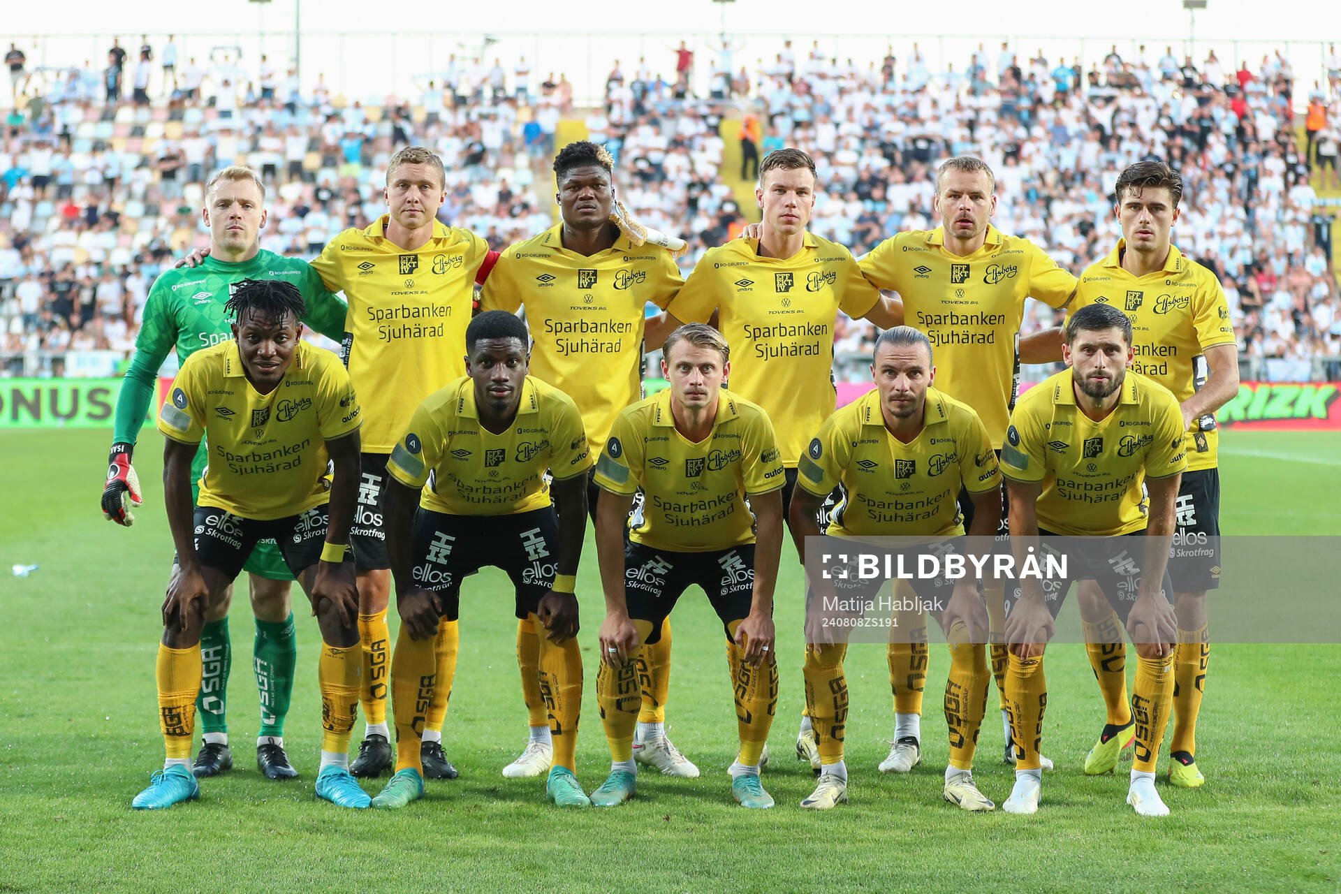 The starting eleven of Elfsborg