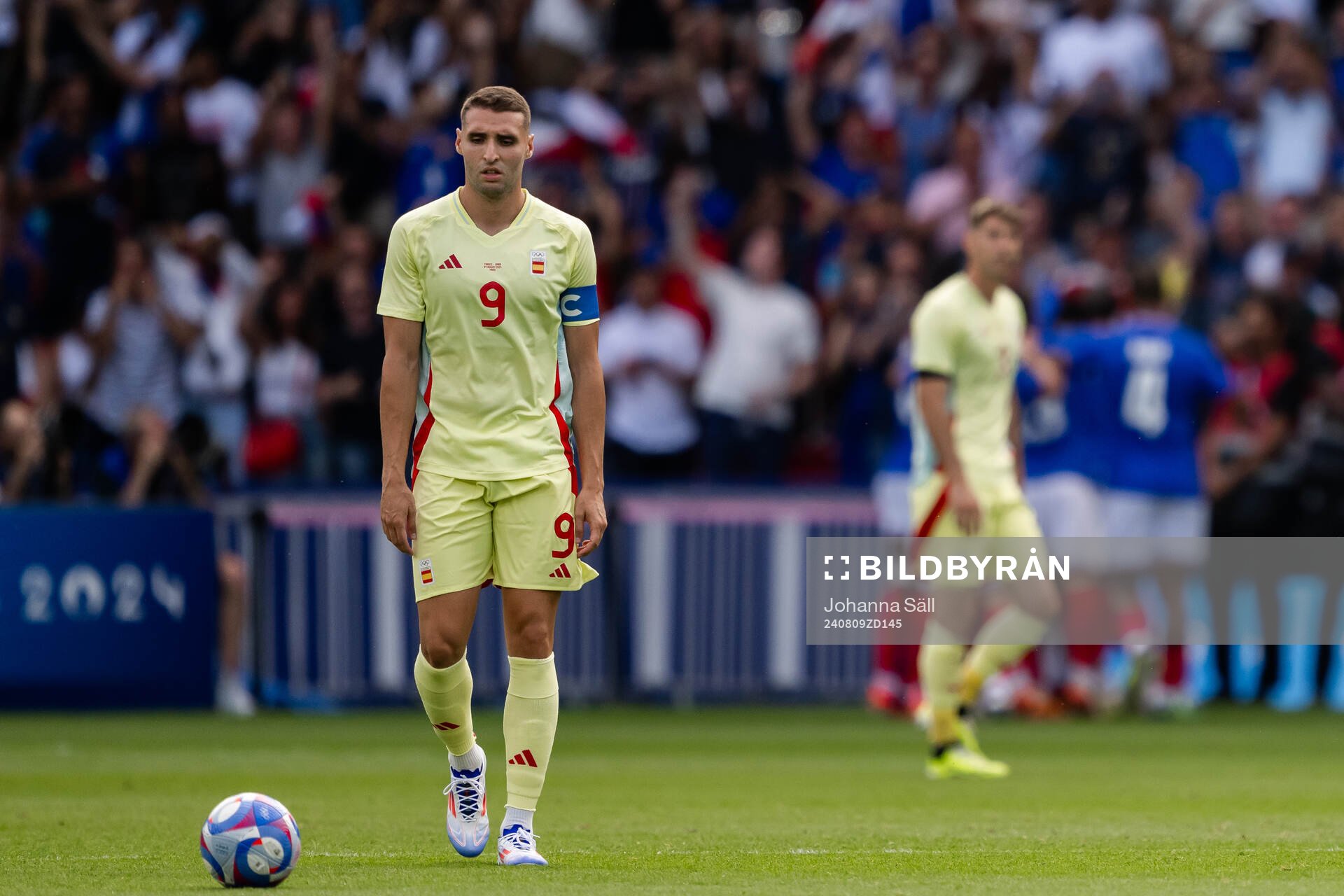 Abel Ruiz of Spain looks dejected