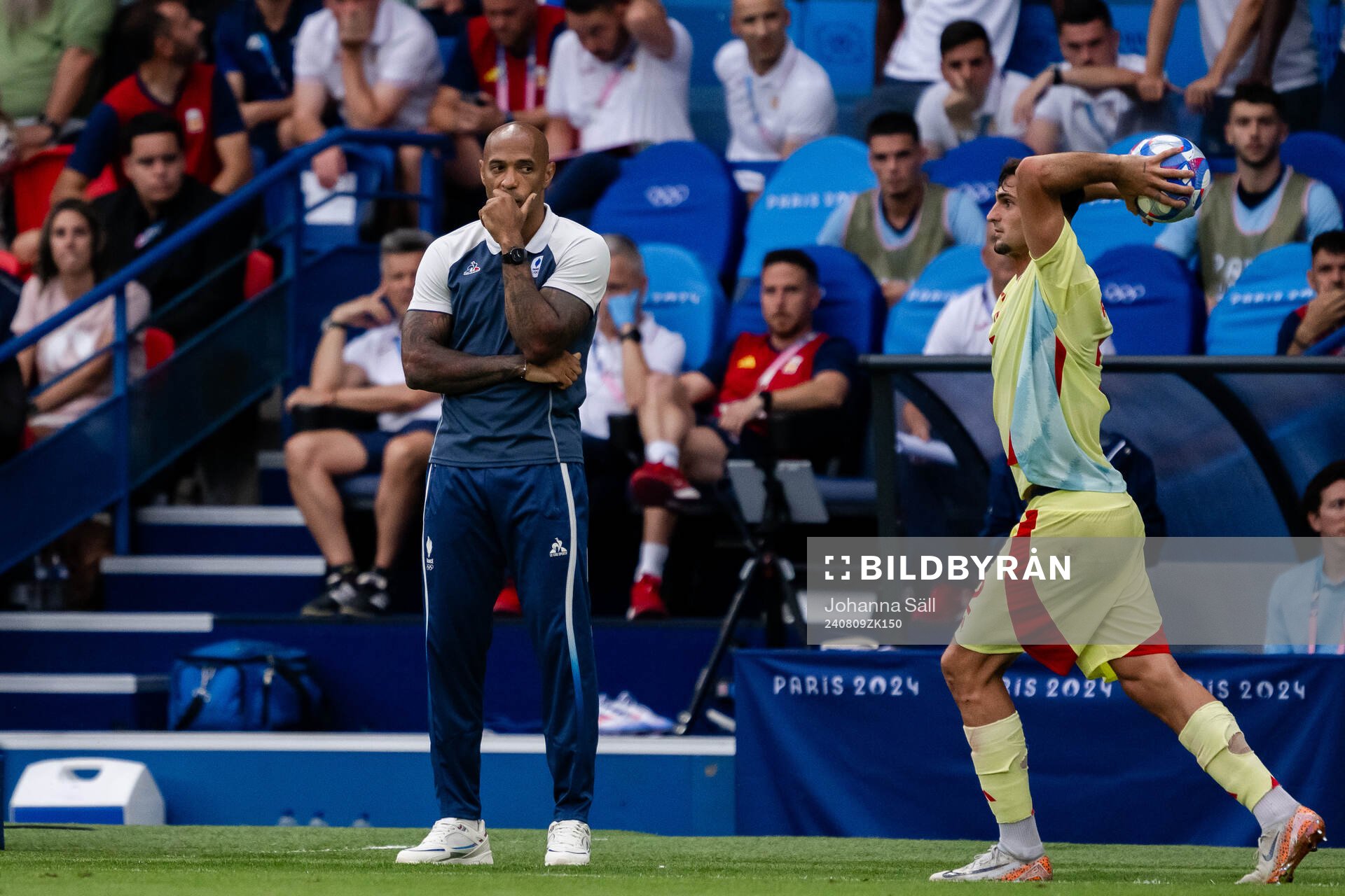 Thierry Henry, head coach of France in the men’s football