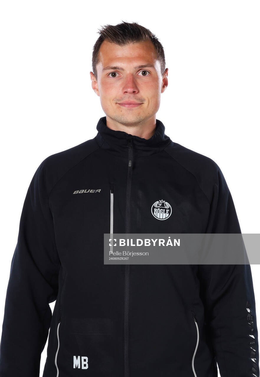 Rögles assisterande tränare Max Bohlin