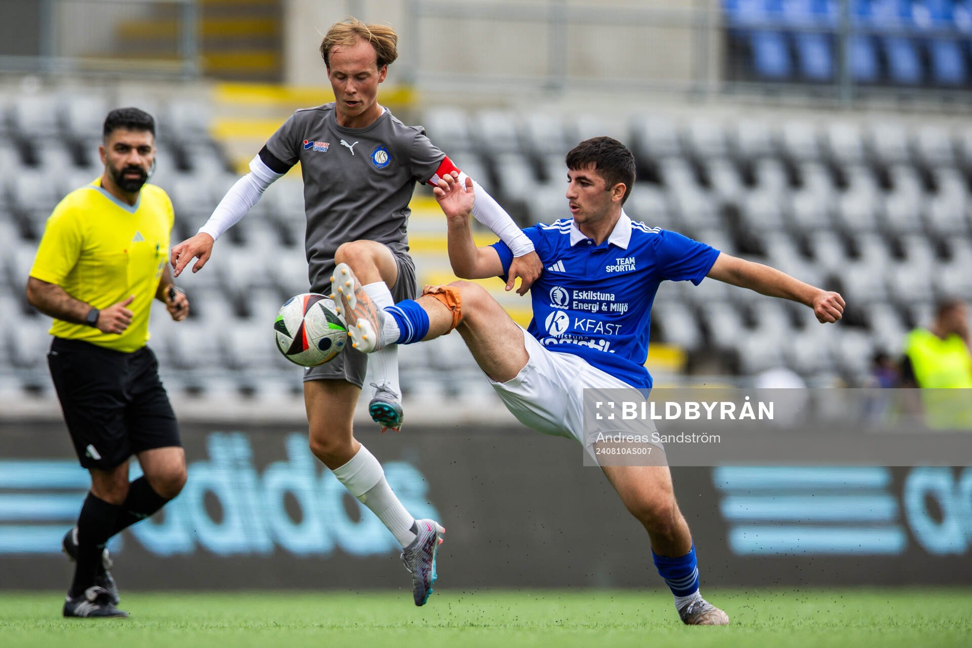 Sleipners Buster Blosse och IFK Eskilstunas Salem Bakos
