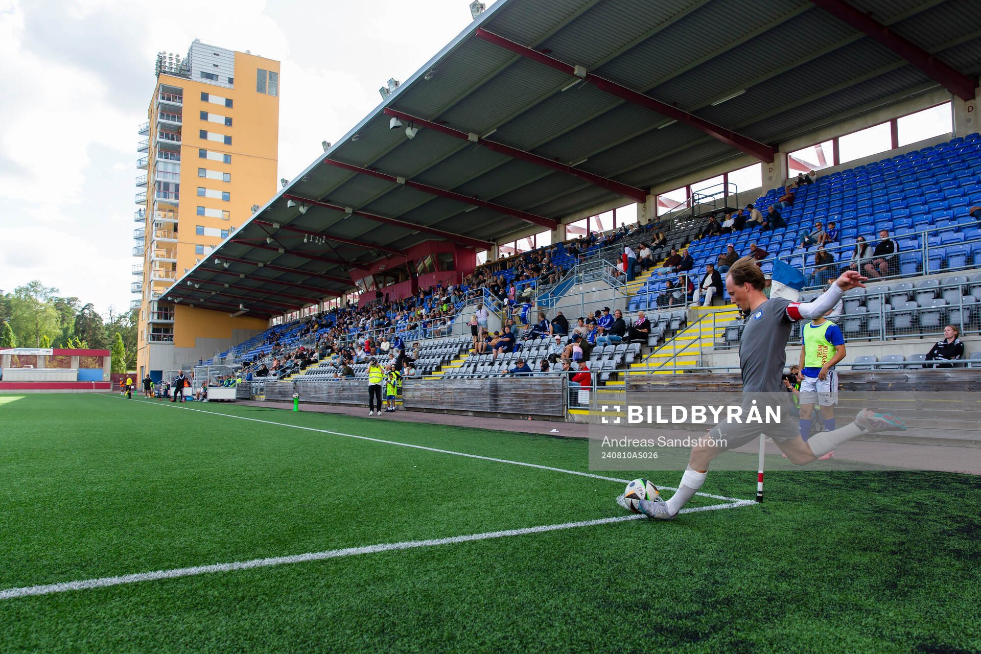 Sleipner spelare med hörna