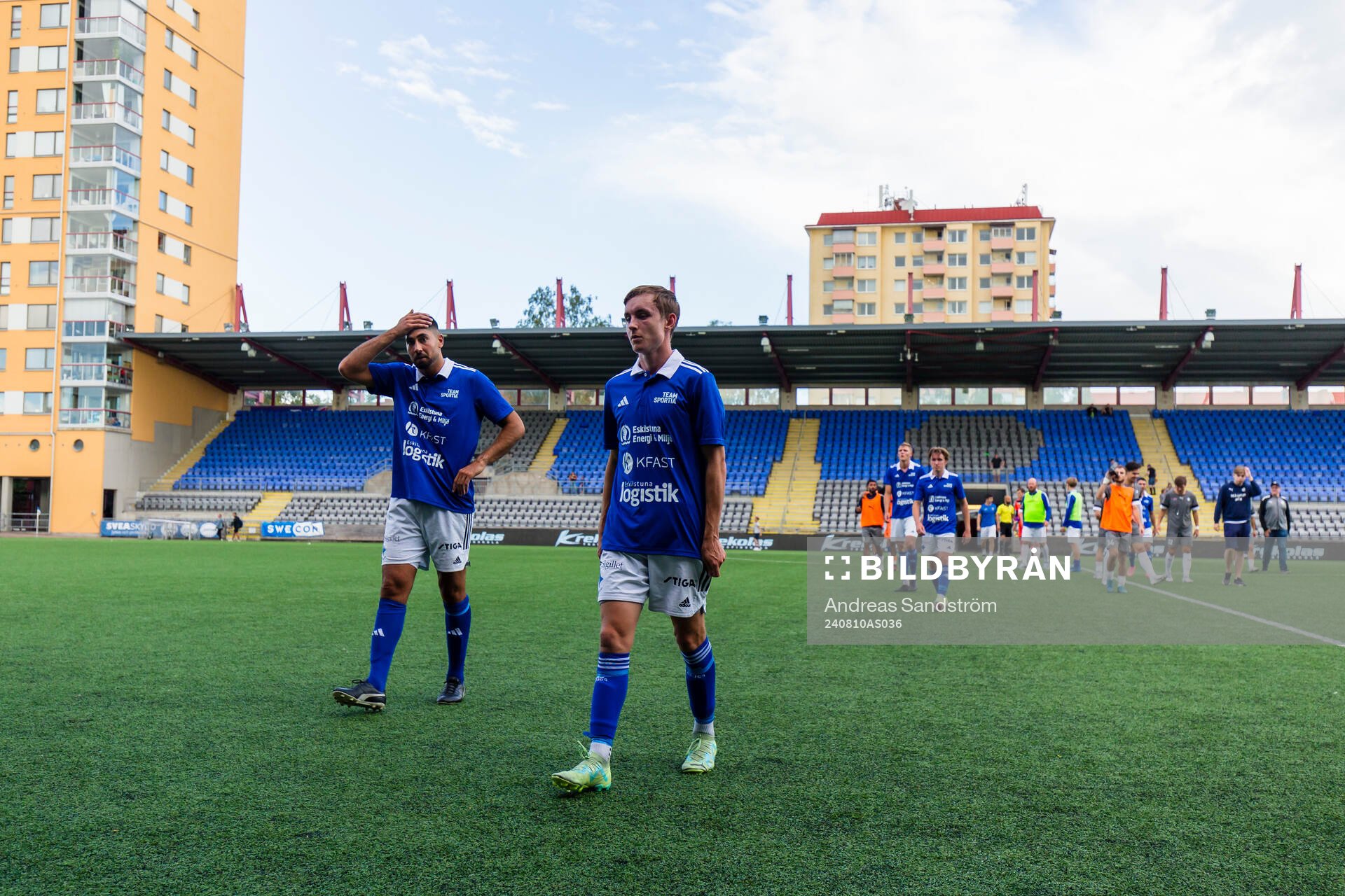 IFK Eskilstunas spelare deppar