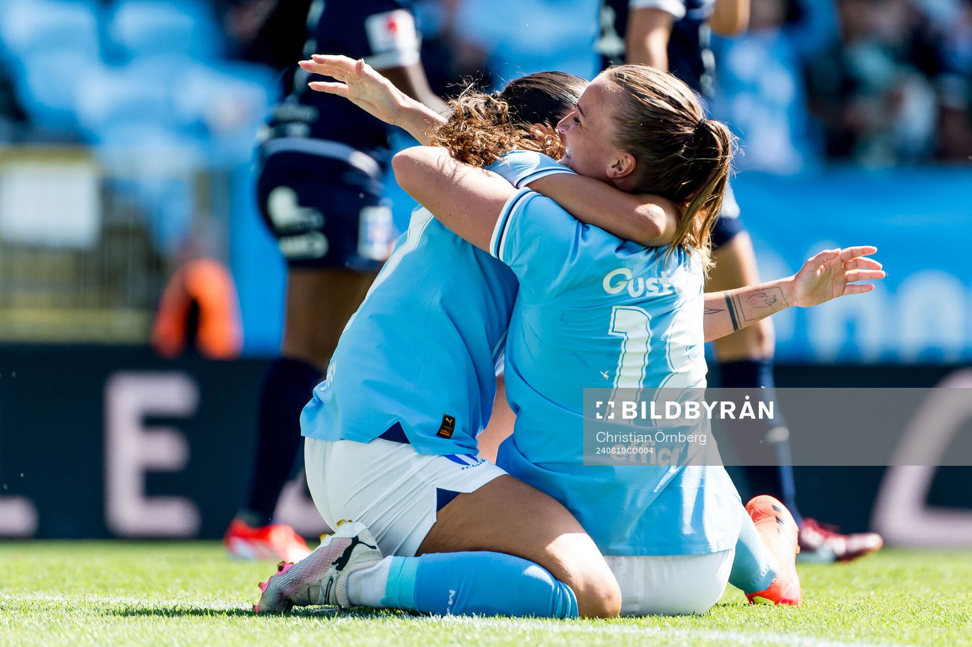 Malmö FFs Lovisa Gustafsson jublar