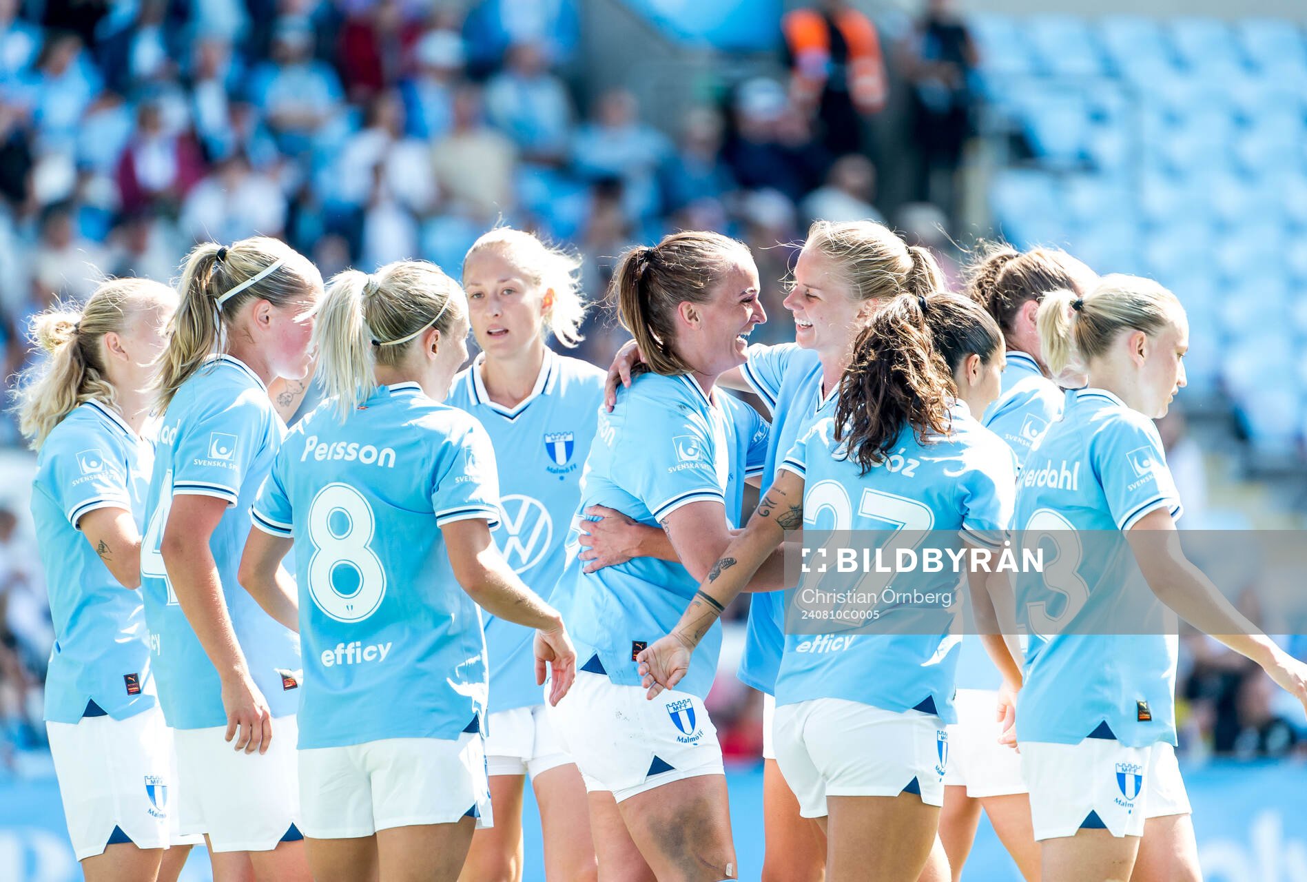 Malmö FFs Lovisa Gustafsson jublar