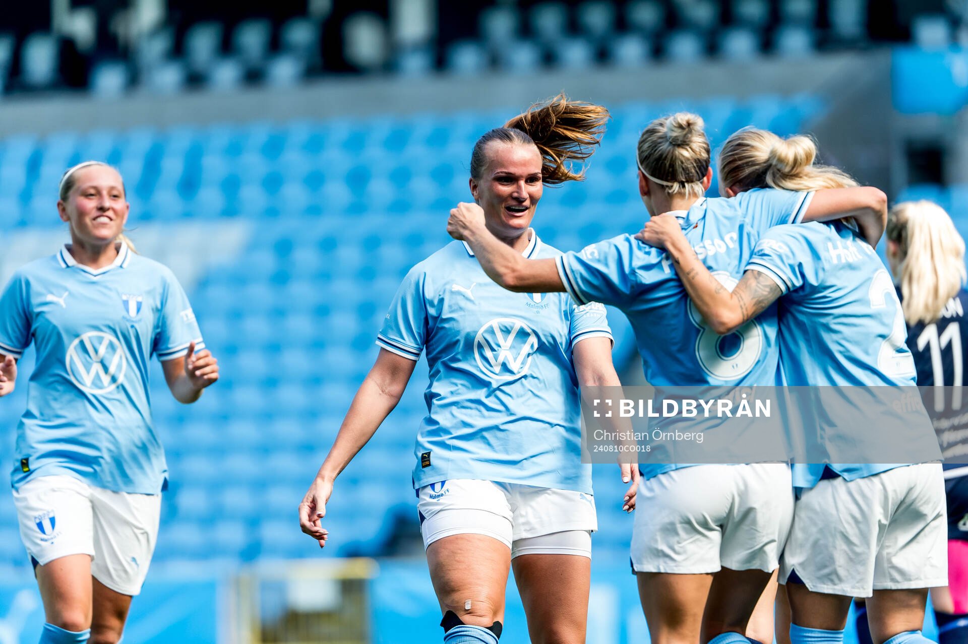 Malmö FFs Lovisa Gustafsson jublar