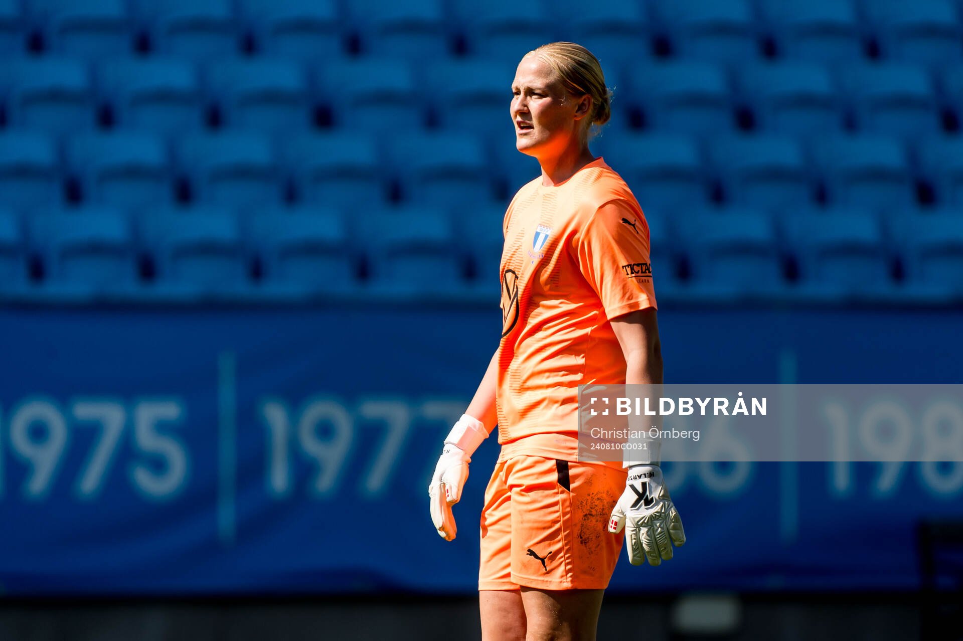 Malmö FFs målvakt Kathrine Østergaard Larsen