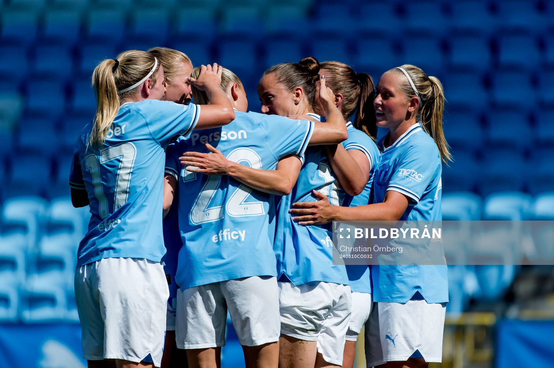 Malmö FFs Anna Plantin jublar