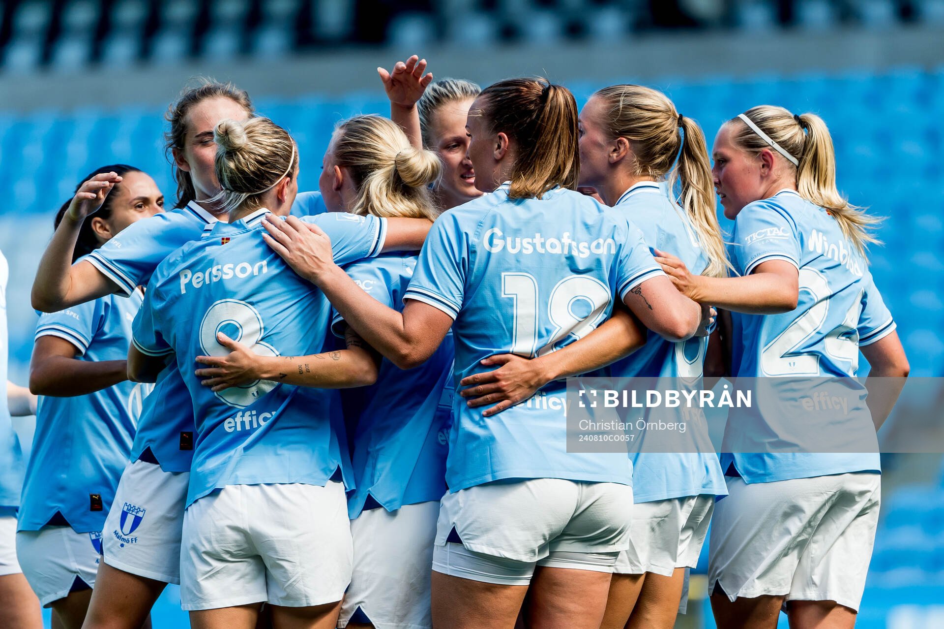 Malmö FFs Lovisa Gustafsson jublar