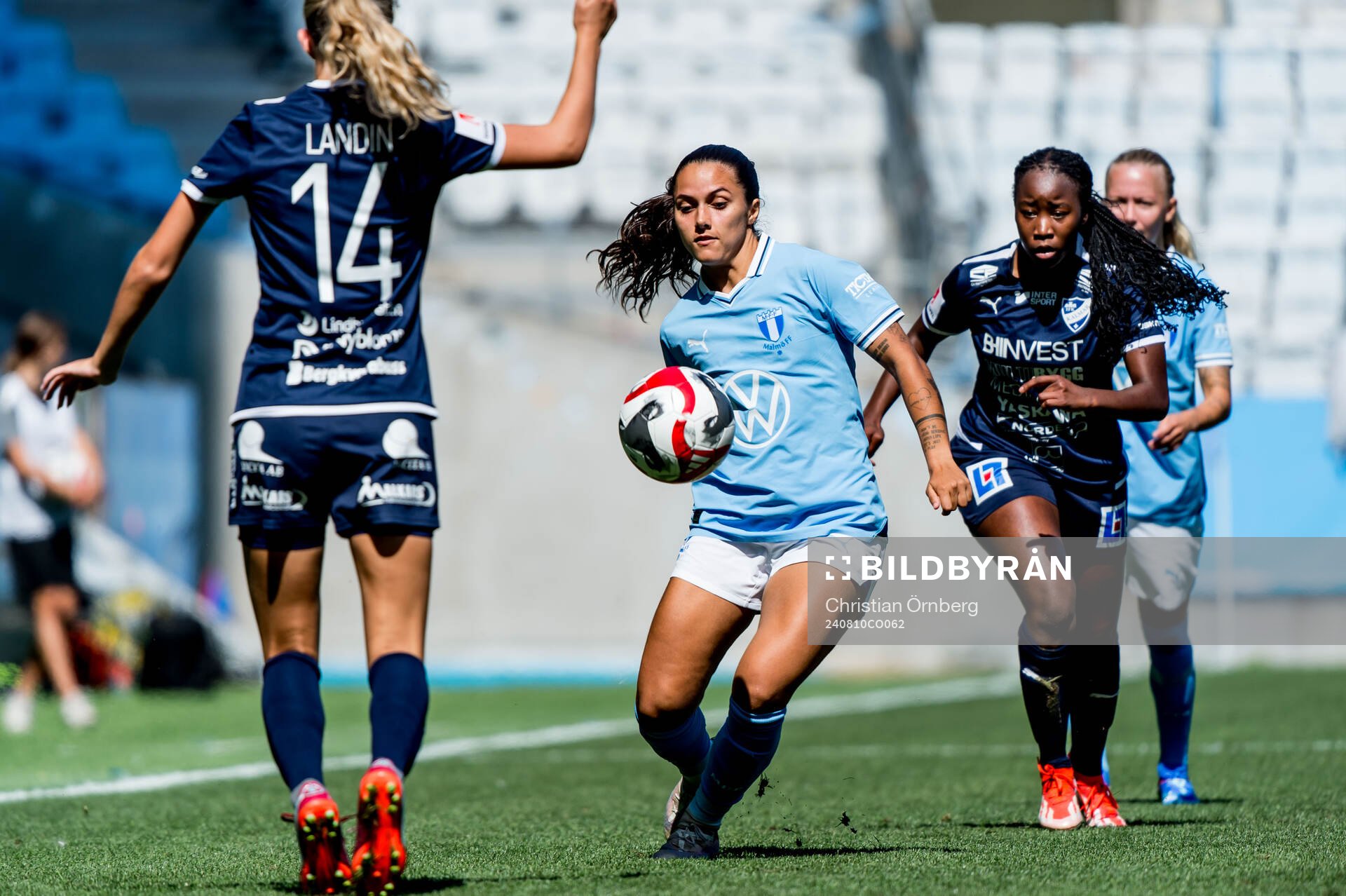 Malmö FFs Ana Mafalda Ferreira Barboz och IFK Kalmars