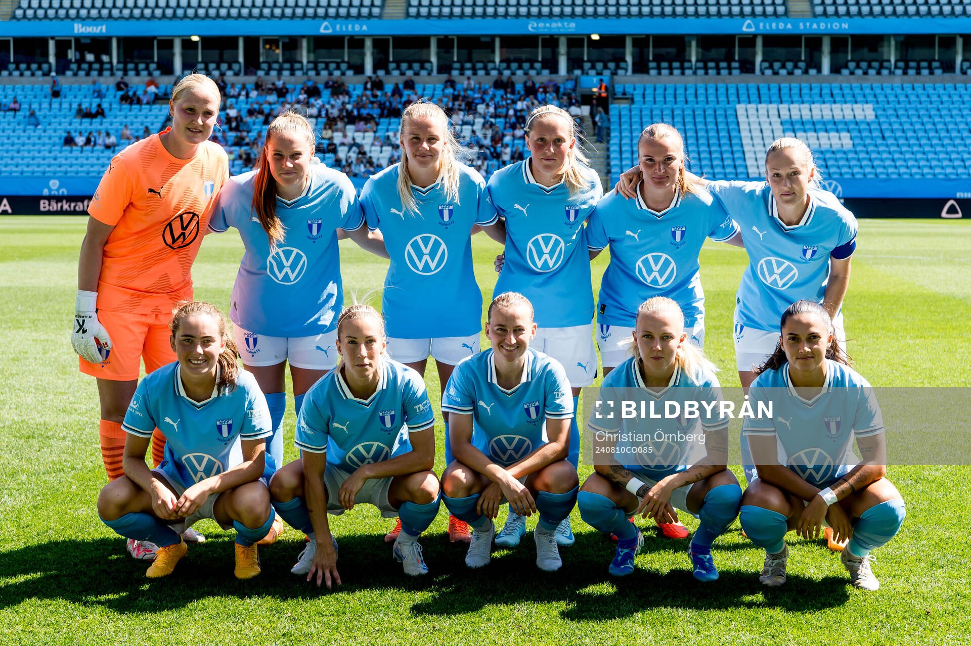 Malmö FF ställer upp för en lagbild