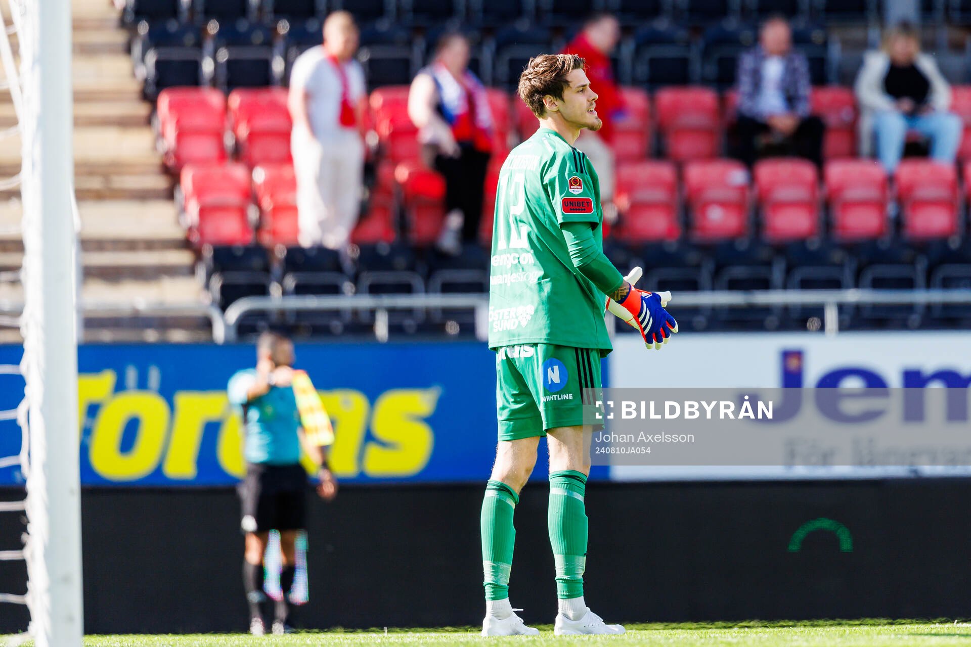 Östersunds målvakt Adam Benediktsson