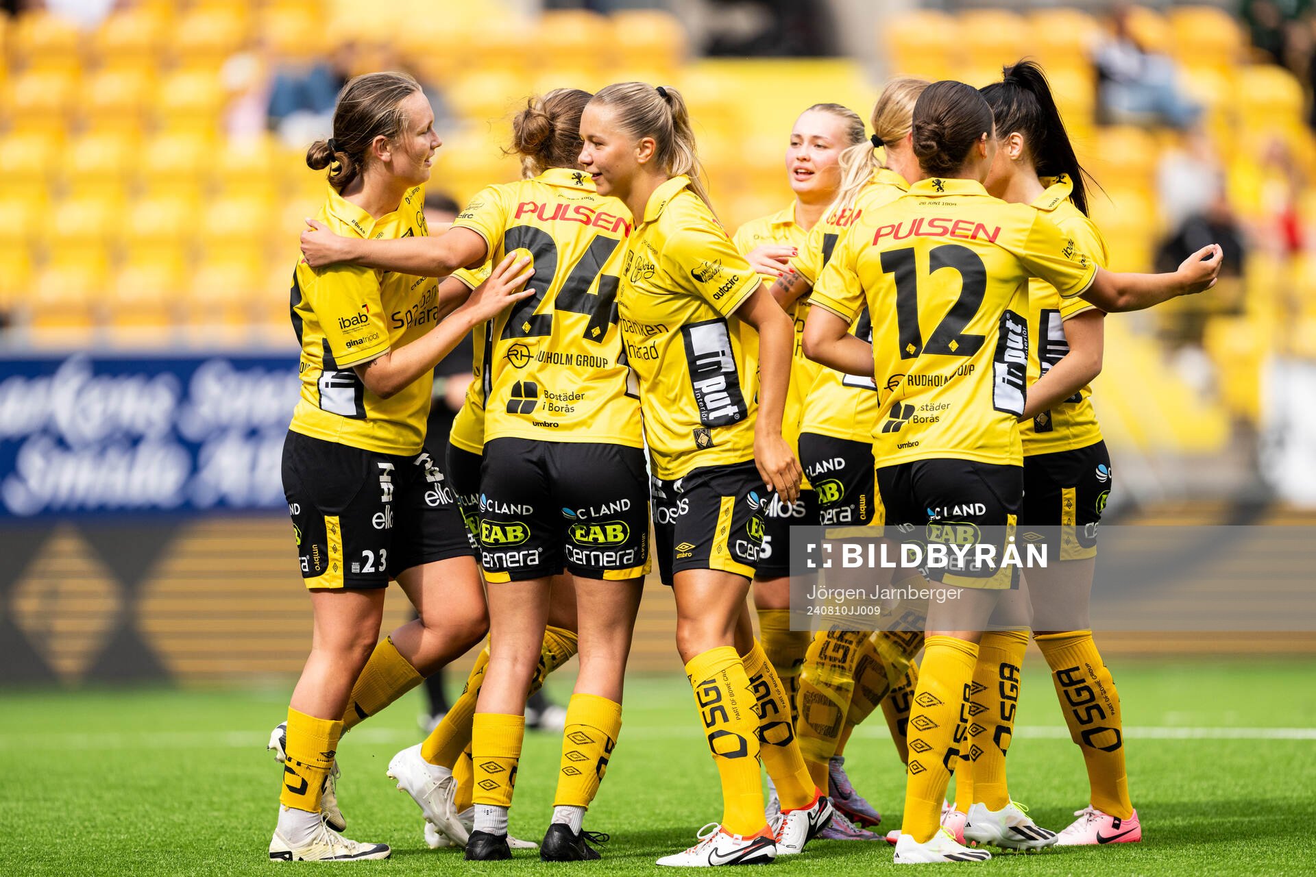 Elfsborgs spelare jublar