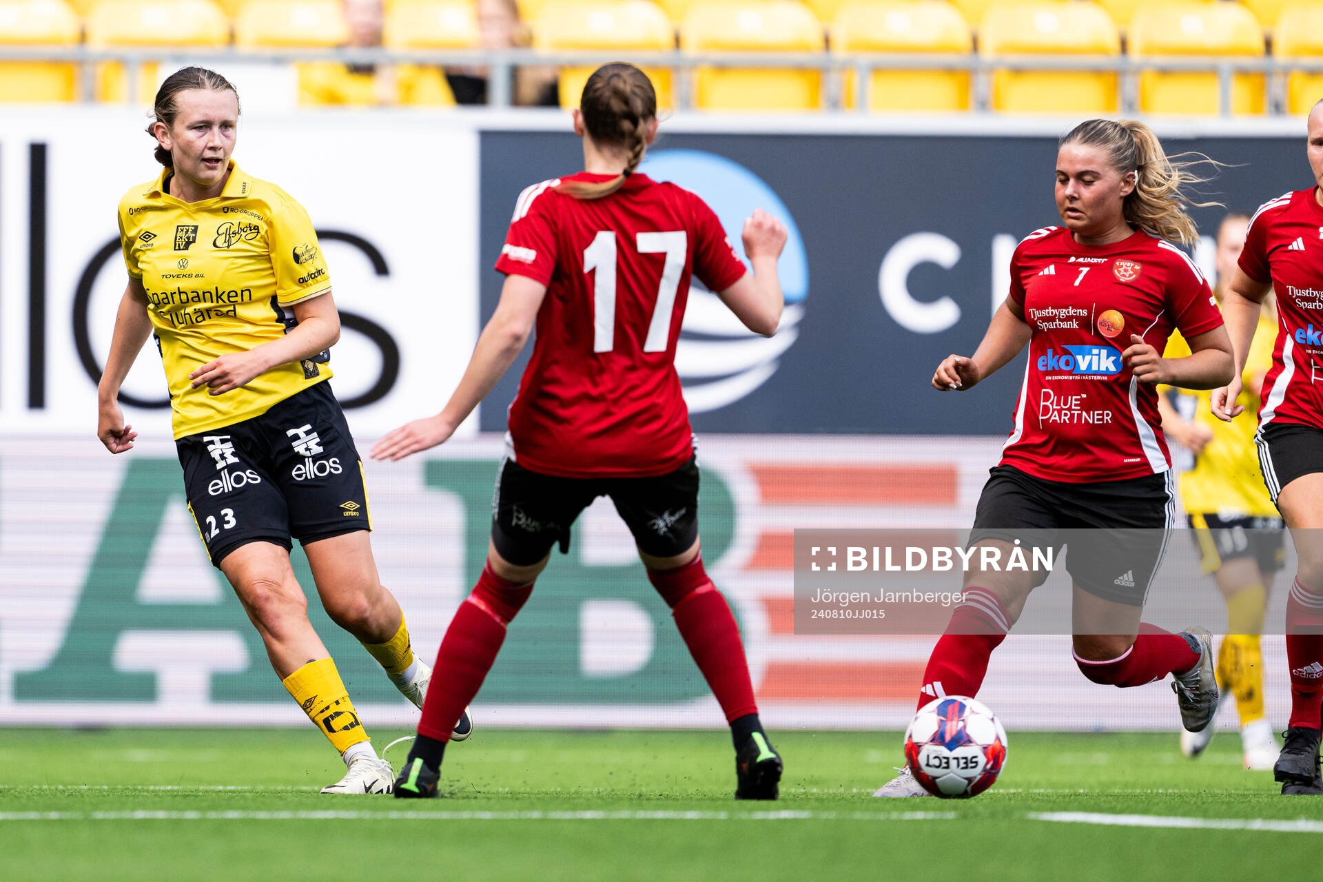 Elfsborgs Ellen Nilsson och Tjust IFs Fannie Stenström