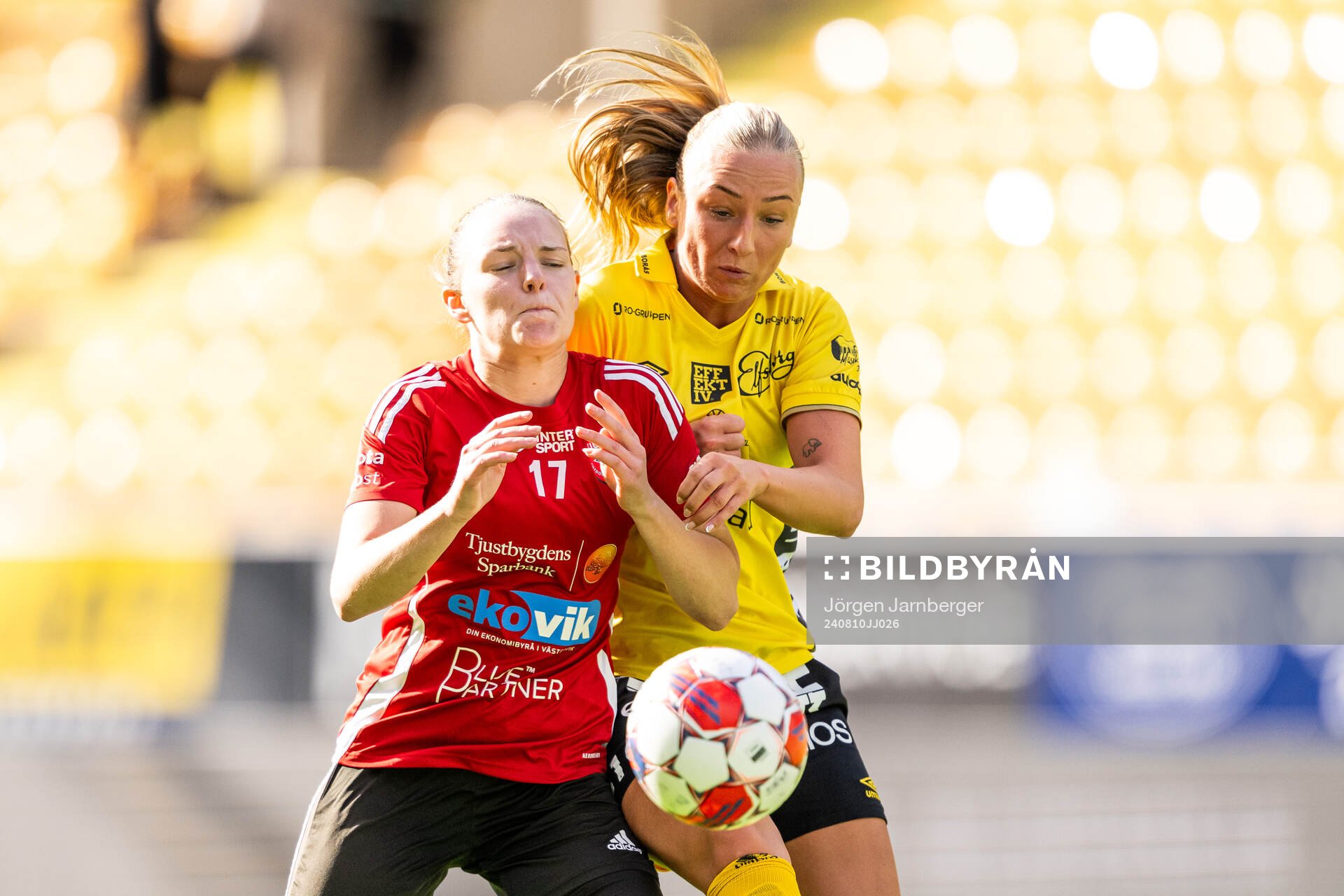 Tjust IFs Elsa Redeborn och Elfsborgs Stina jensen