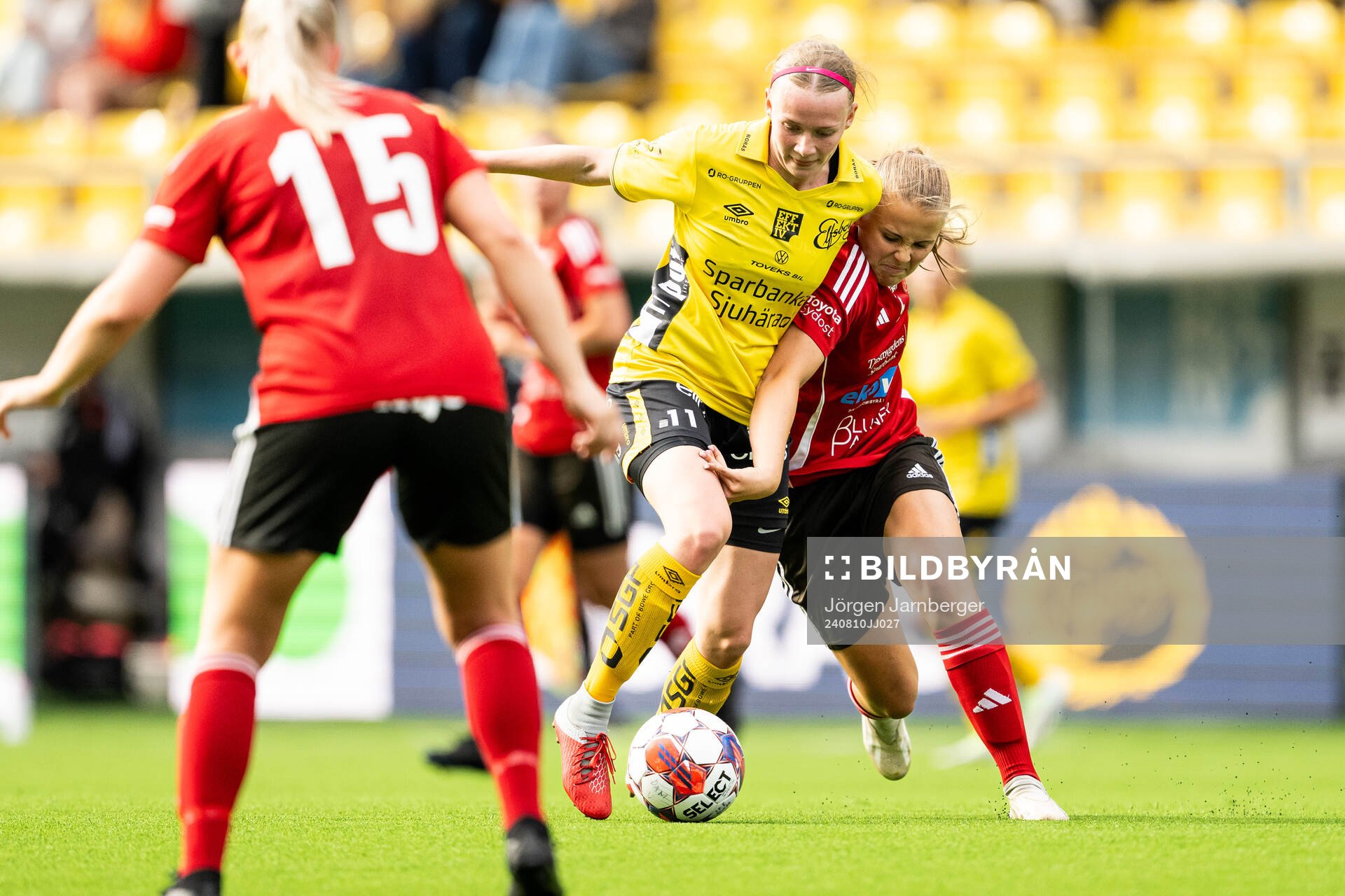 Elfsborgs Leann Nyström och Tjust IFs Lexie Bergström