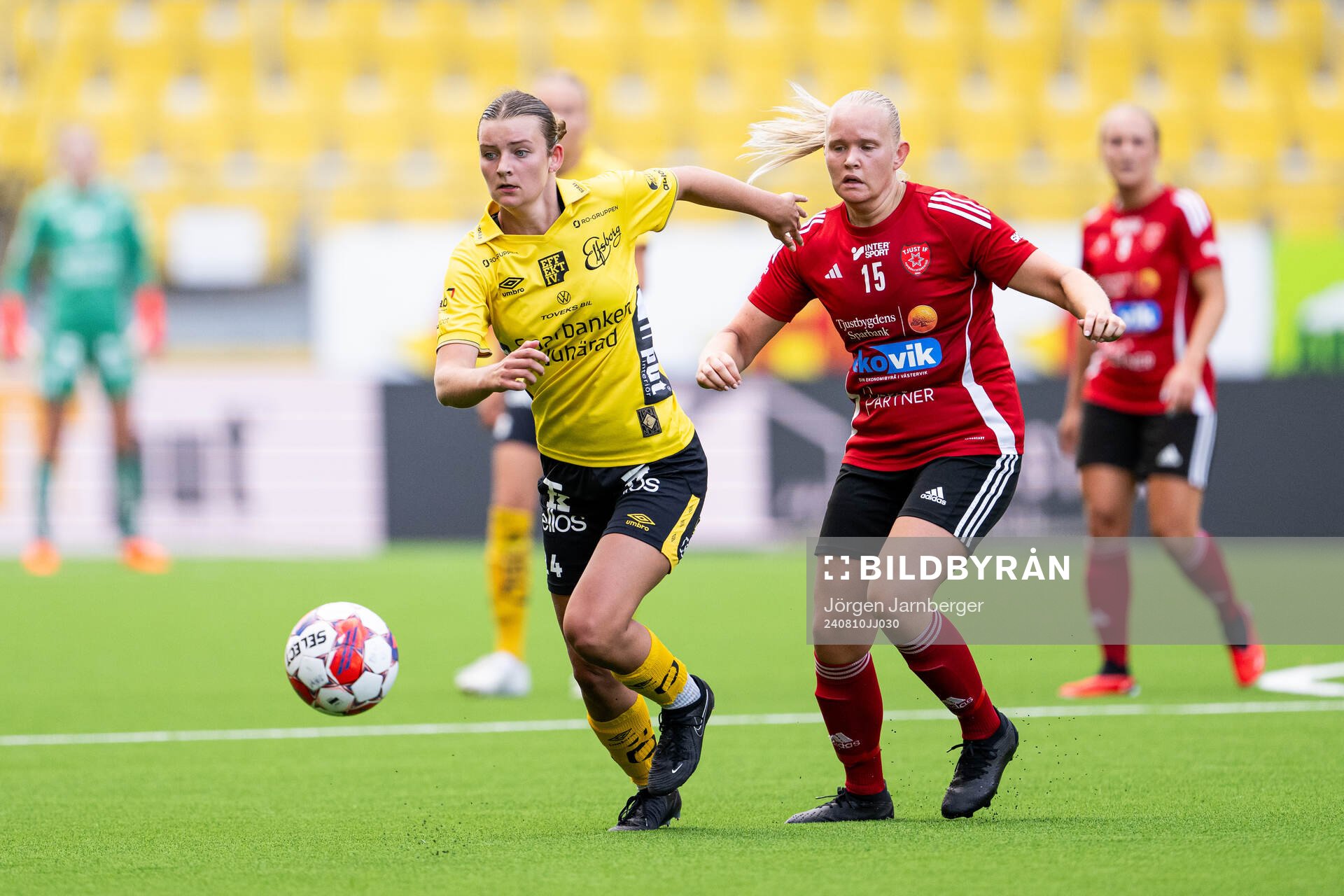 Elfsborgs Ida Backlund och Tjust IFs Kristin Oskarsson