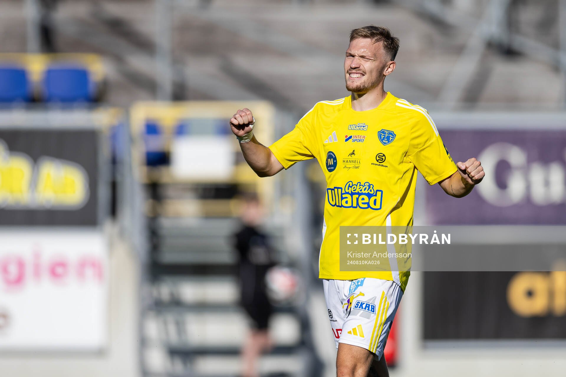 Falkenbergs Hugo Tilly jublar