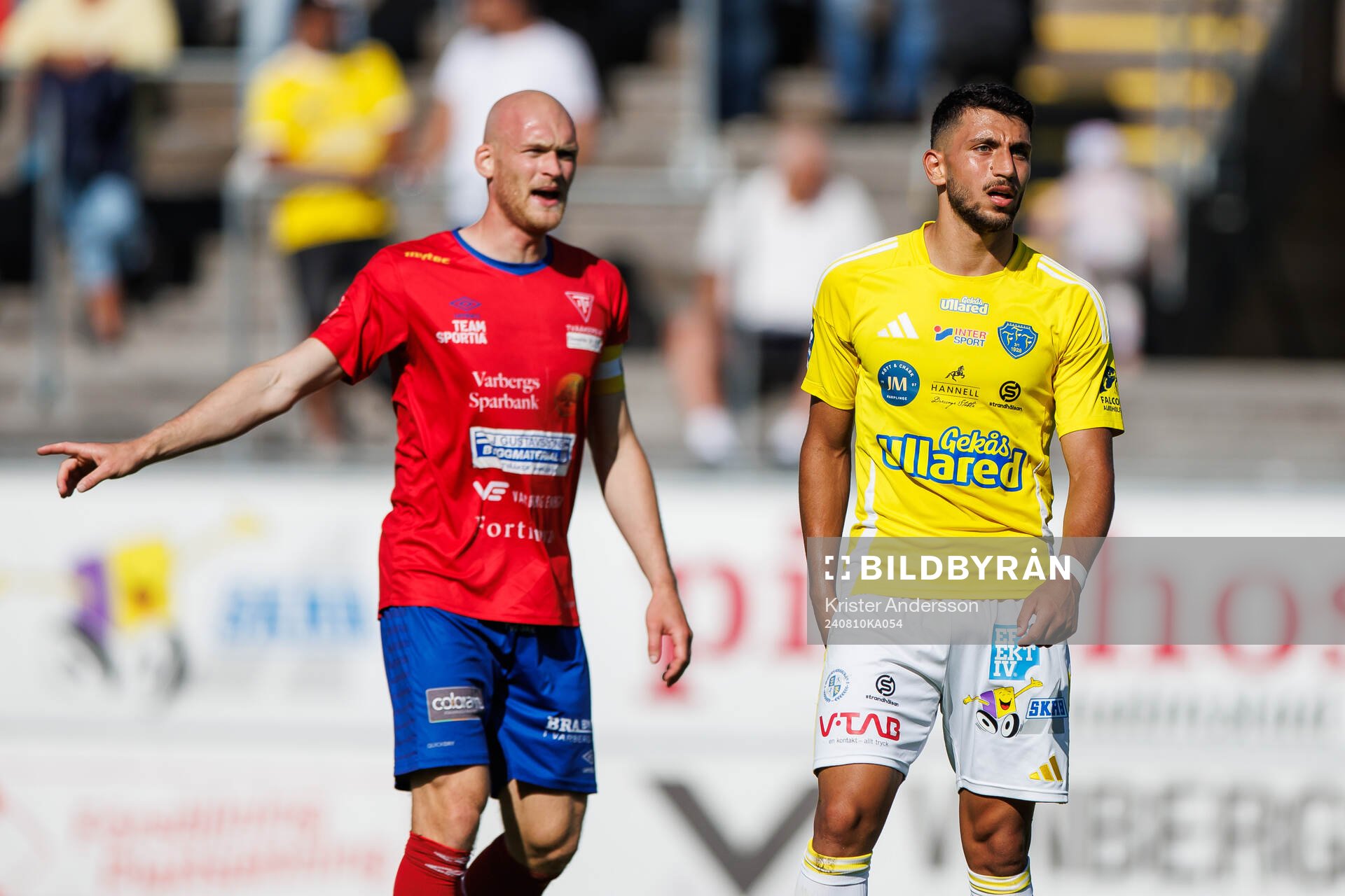 Tvååkers Viktor Nilsson och Falkenbergs Leonardo Farah