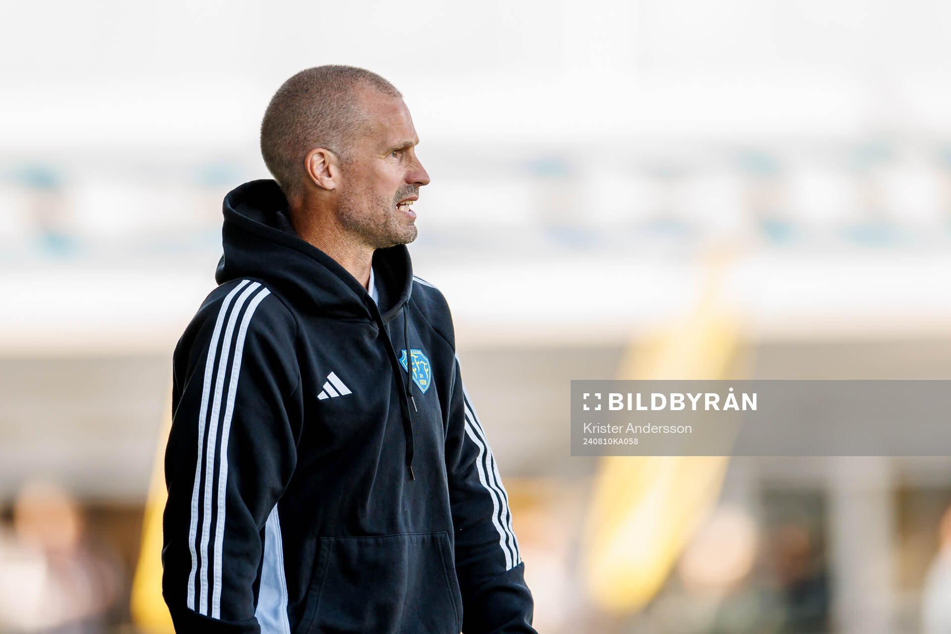 Falkenbergs tränare Christoffer Andersson