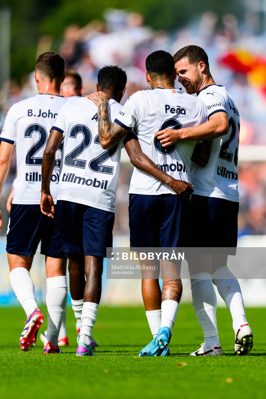 Malmö FFs Taha Ali, Sergio Pena och Gabriel Busanello