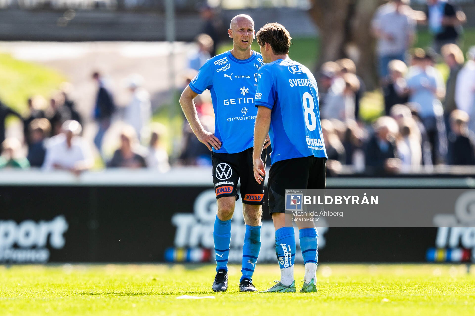 Halmstads Andreas Johansson och Jonathan Svedberg deppar