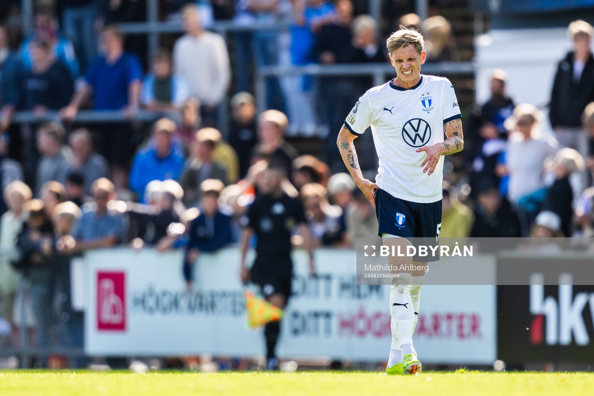 Malmö FFs Søren Rieks har ont