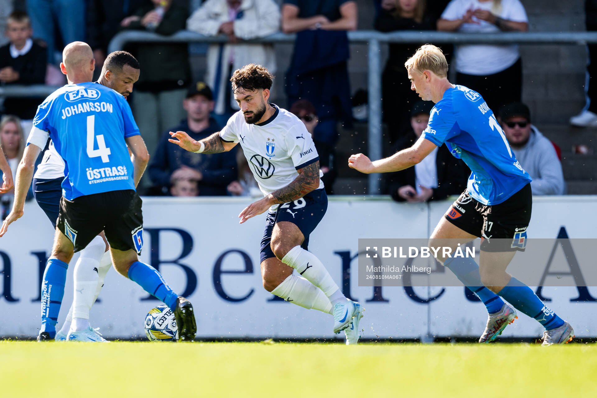 Malmö FFs Martin Olsson och Sead Haksabanovic samt